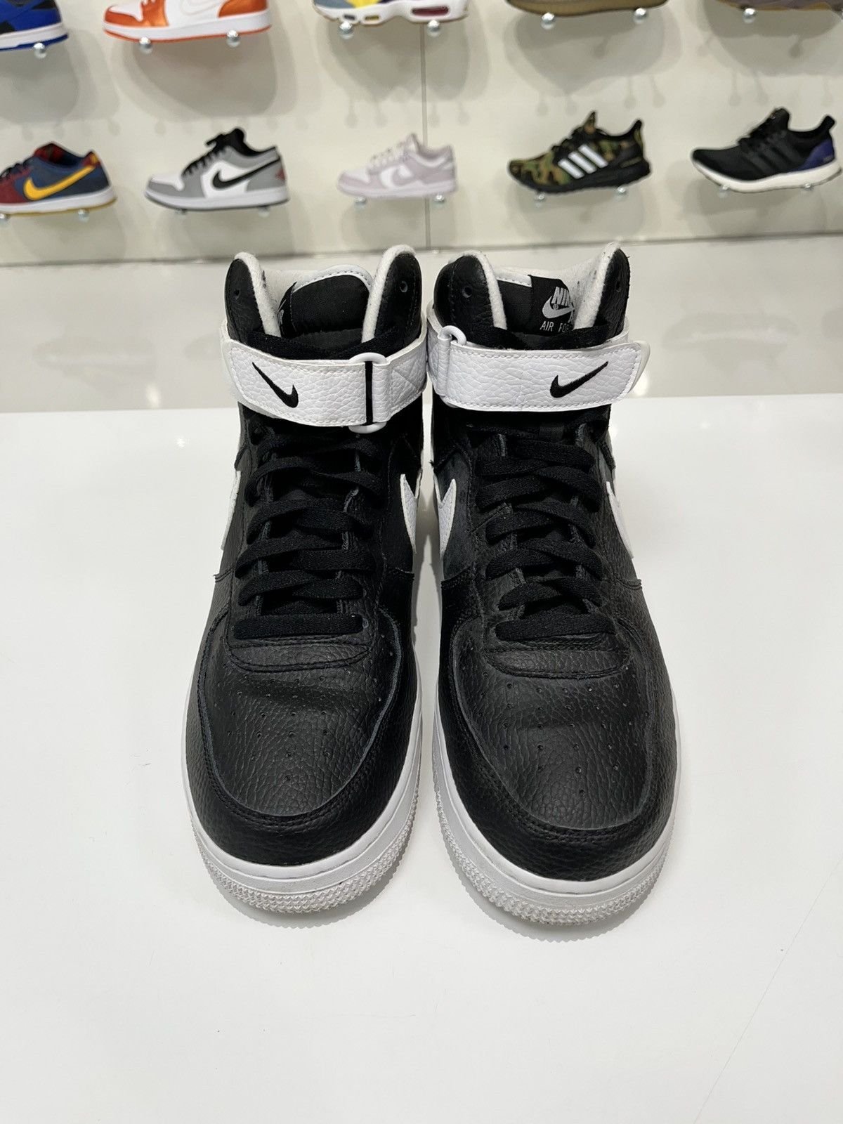Nike Nike Air Force 1 High Black White Size US 10.5 / EU 43-44 - 9 Thumbnail