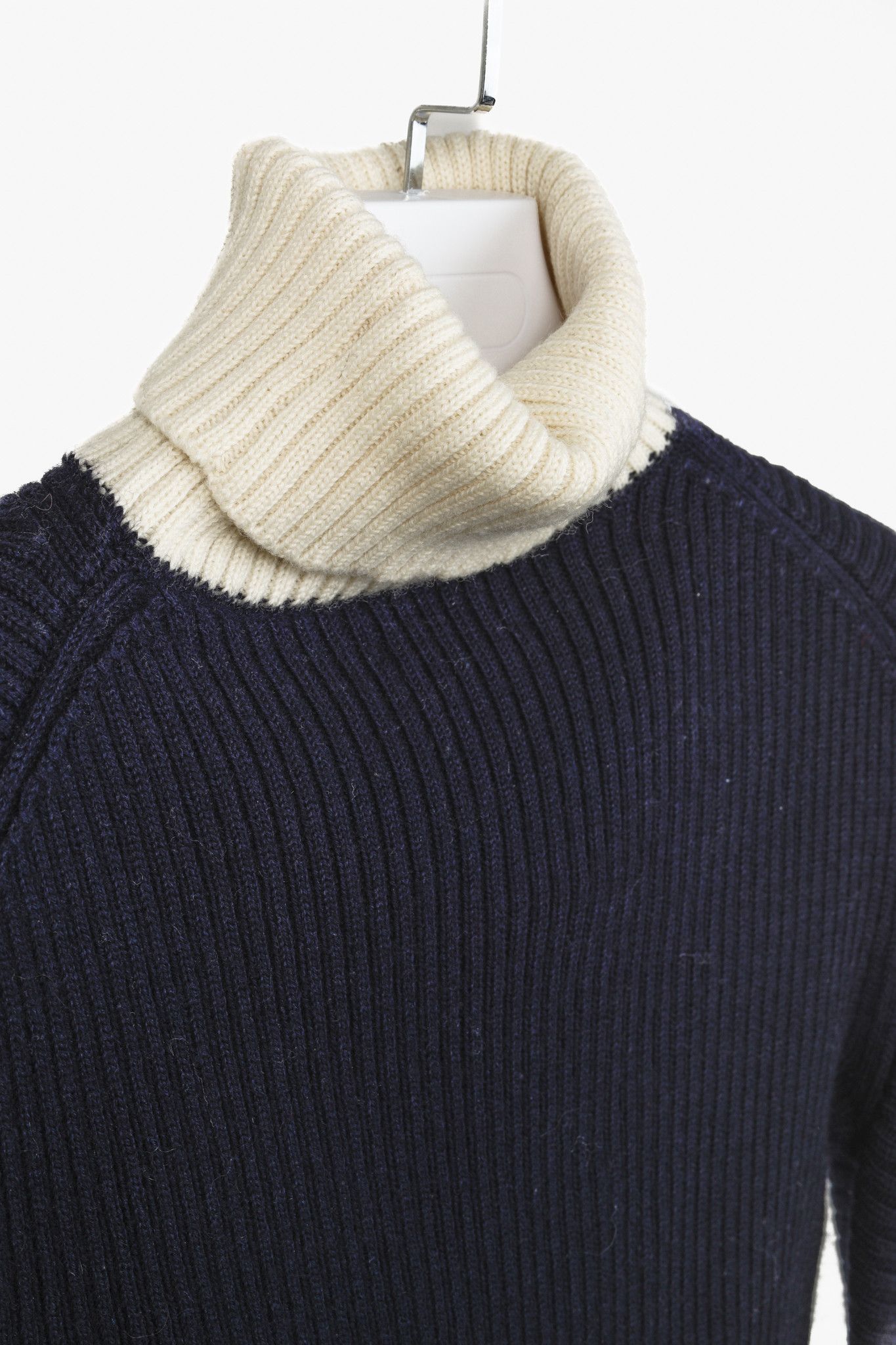 Acne Studios Acne Studios 2015 Bryn Clean Navy Wool Turtleneck Sweater Size S / US 4 / IT 40 - 7 Thumbnail