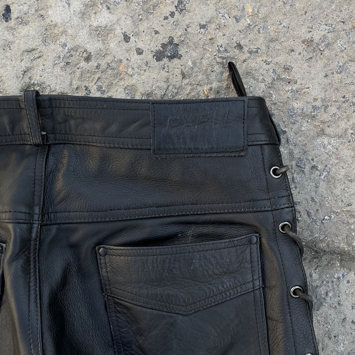 Leather × Vintage Vintage Japanese Style Leather Pants Moto 90s Y2K Style Size US 33 - 8 Thumbnail