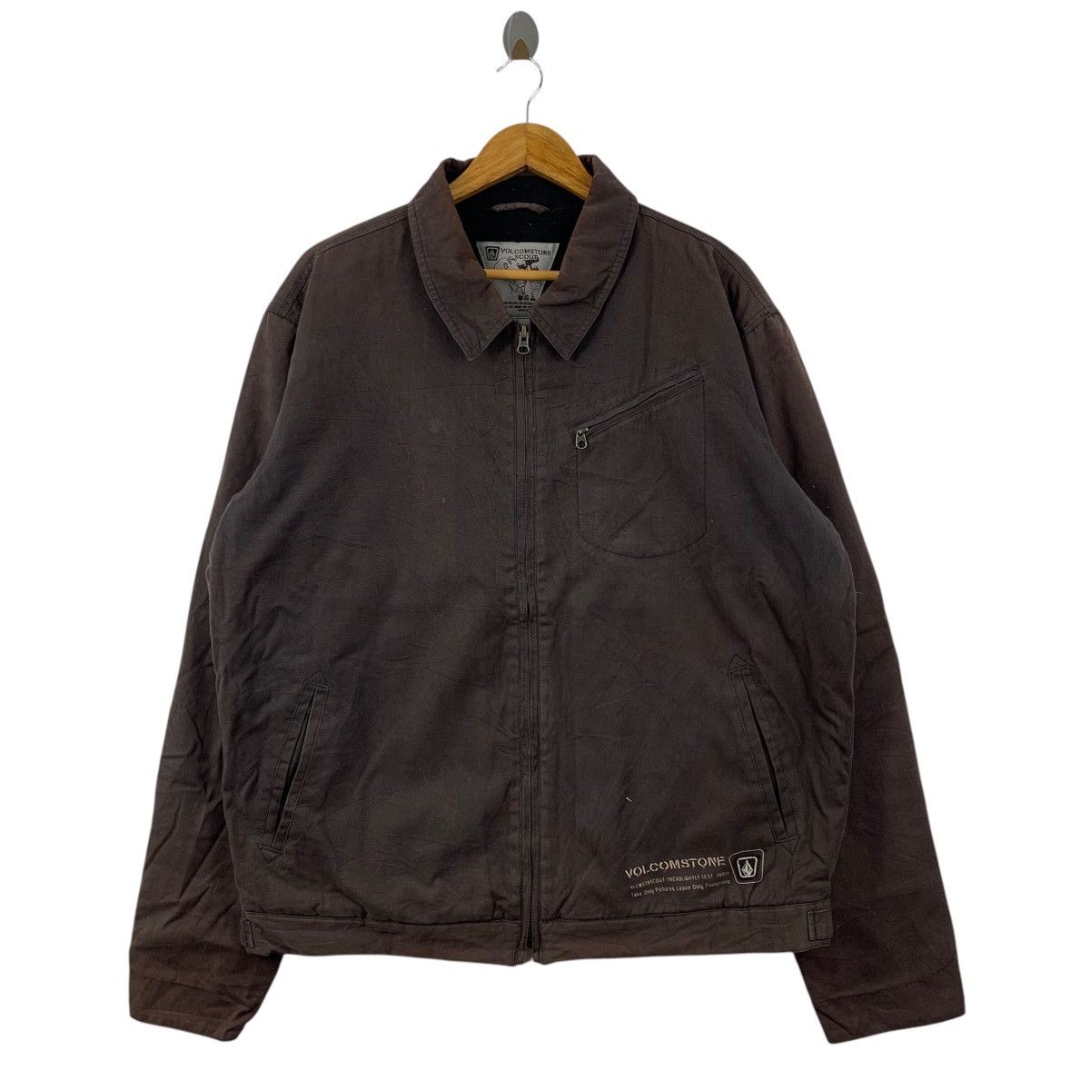 Volcom VOLCOM STONE SCOUT Outdoor Multi Pockets Brown Bomber Jacket Size US XL / EU 56 / 4 - 1 Thumbnail