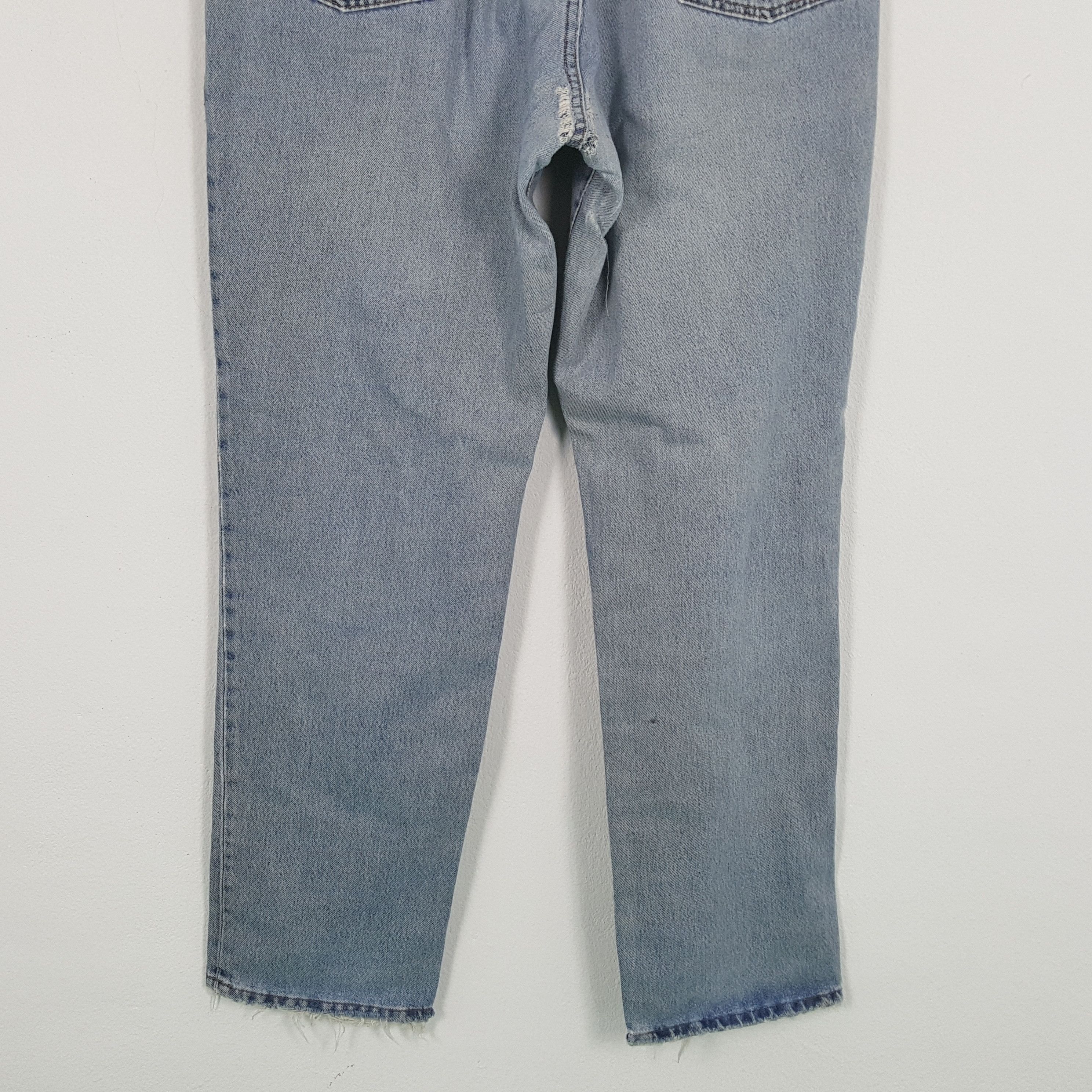RRL Ralph Lauren × Ralph Lauren × Vintage RRL RALPH LAUREN Fashion Rock Style Distressed Jeans Size US 34 / EU 50 - 6 Thumbnail