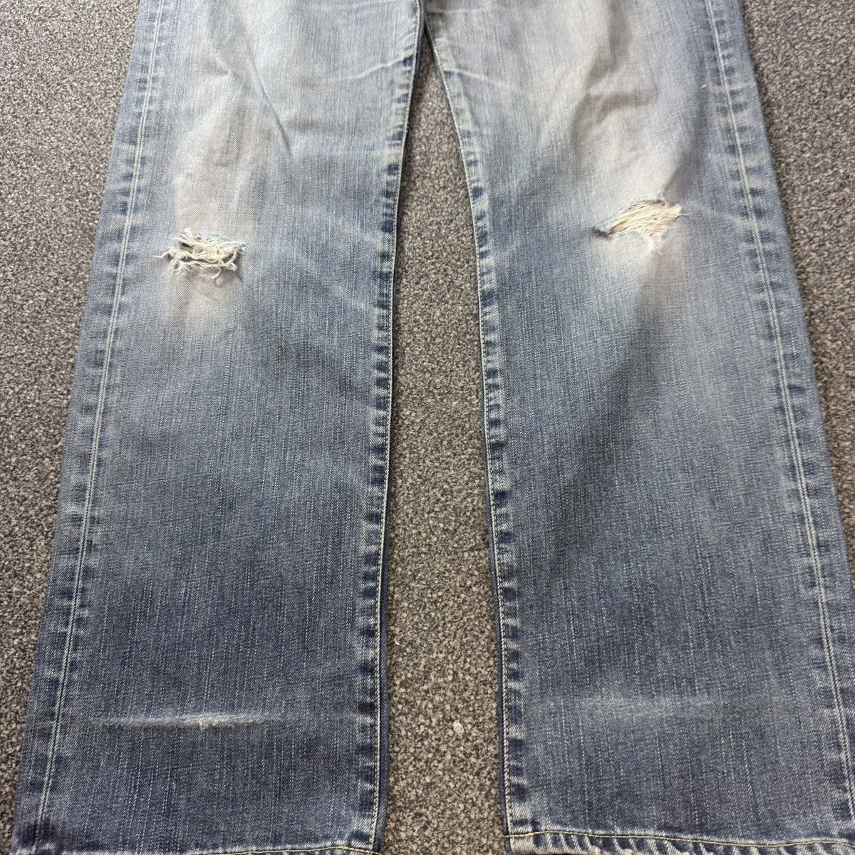 Undercover Vintage 90s S003 Uniqlo Faded Aging Denim Jeans Size US 35 - 6 Thumbnail