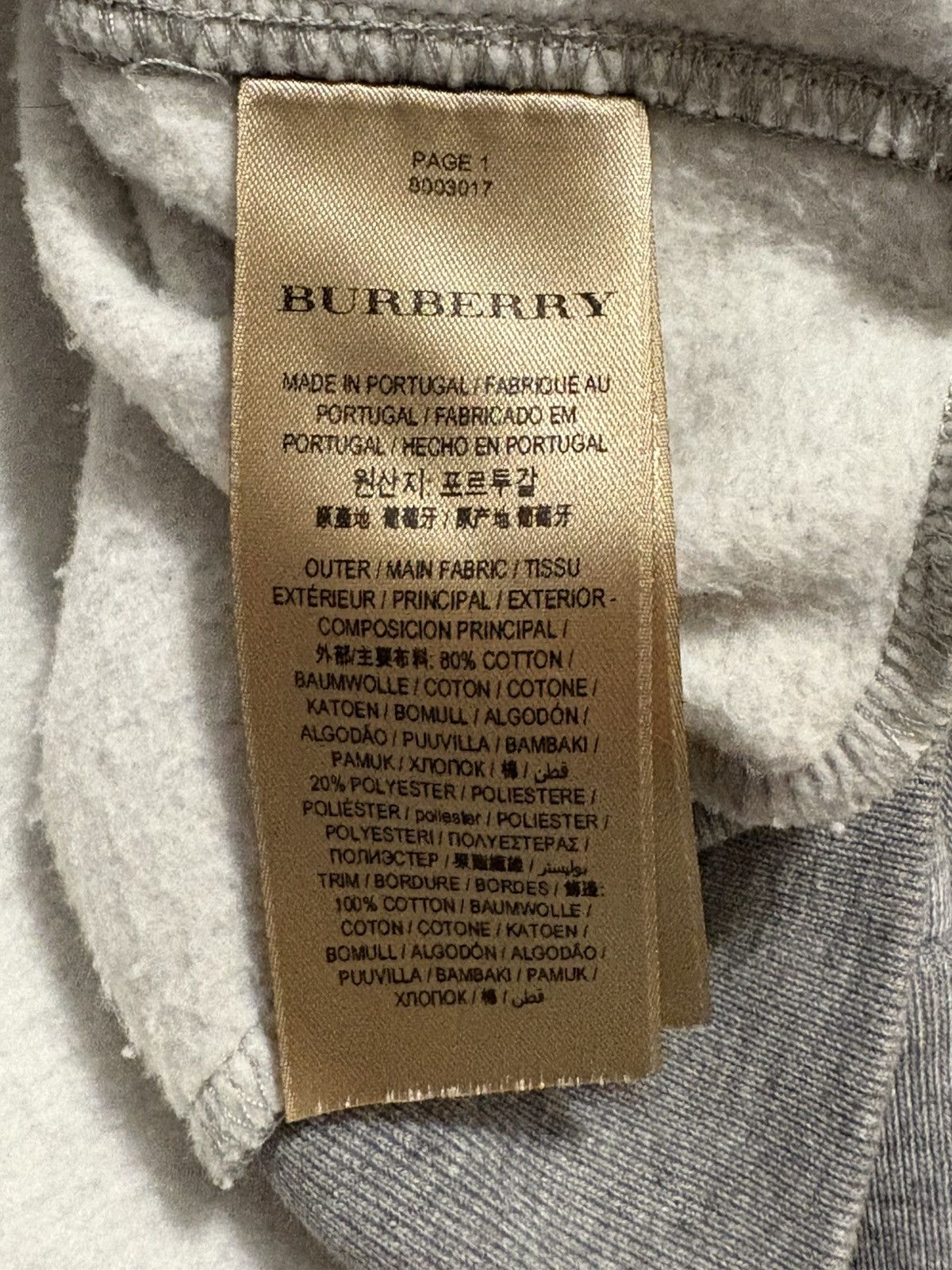 Burberry Burberry Battarni Crewneck Sweatshirt Size US S / EU 44-46 / 1 - 5 Thumbnail