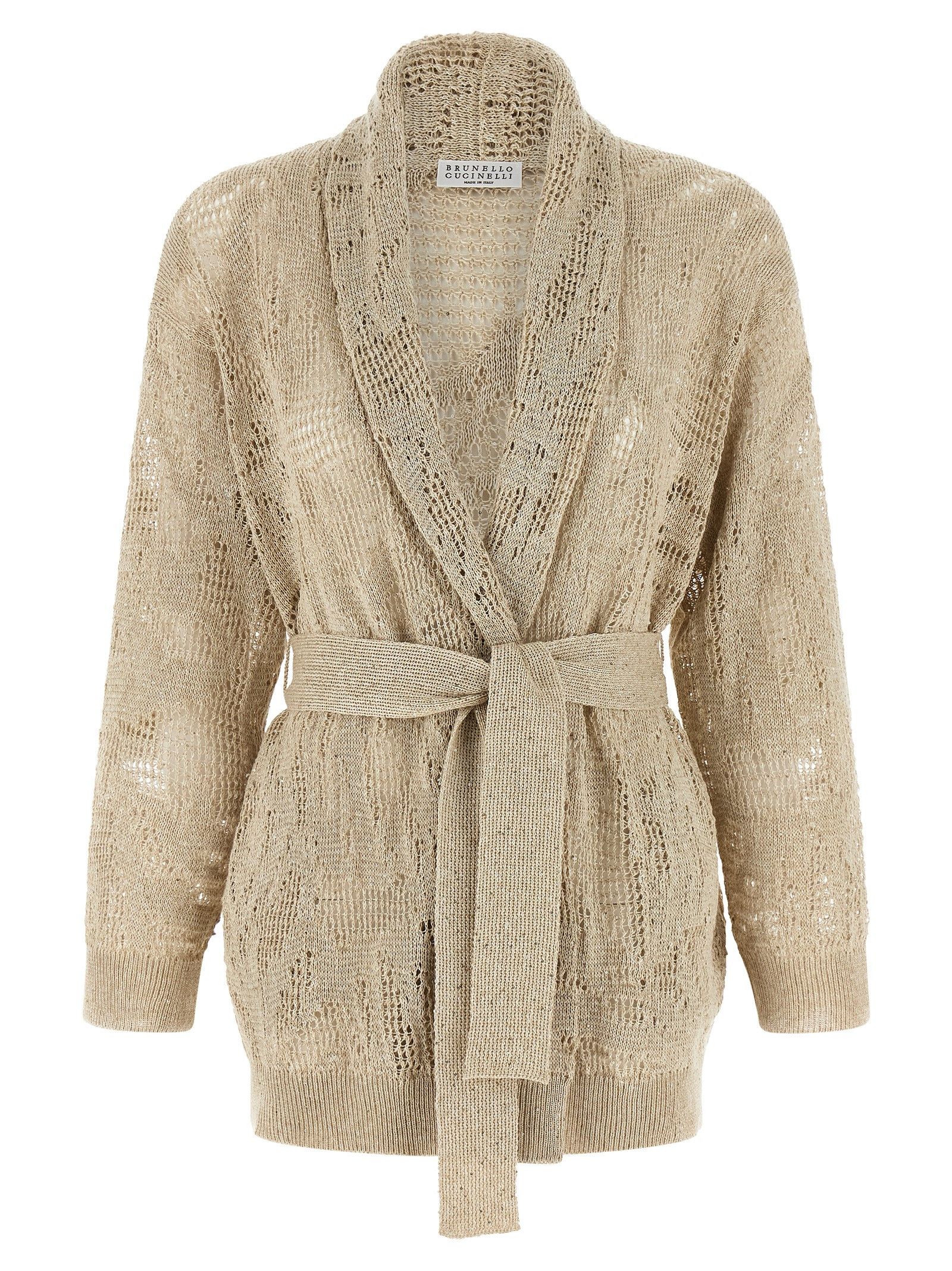Brunello Cucinelli Crochet cardigan Size L / US 10 / IT 46 - 1 Thumbnail