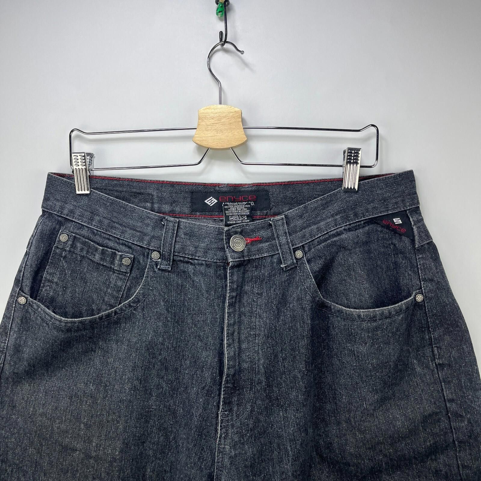 Enyce Vintage Y2K ENYCE Sean John Jorts Denim Shorts 36 Baggy Size US 36 / EU 52 - 7 Thumbnail