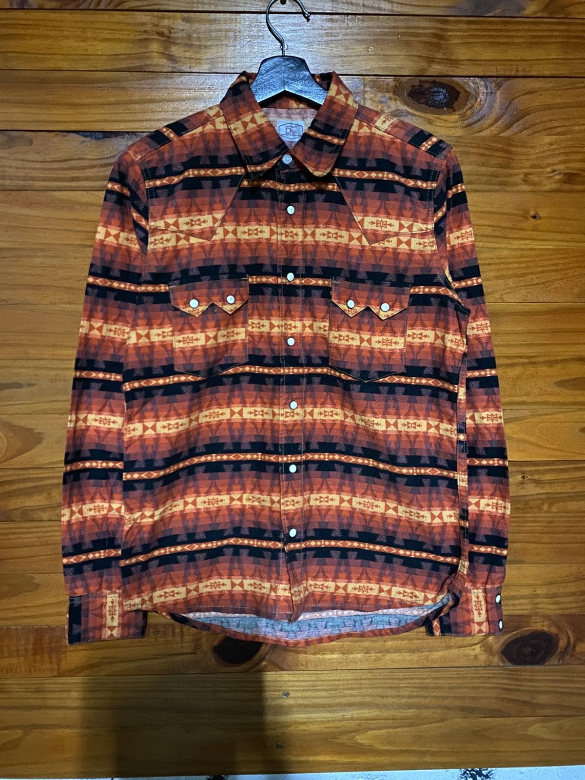 URBAN RESEARCH DOORS Urban Research DOORS Tribal Pattern Cotton Shirt Japanese Size US S / EU 44-46 / 1 - 3 Thumbnail