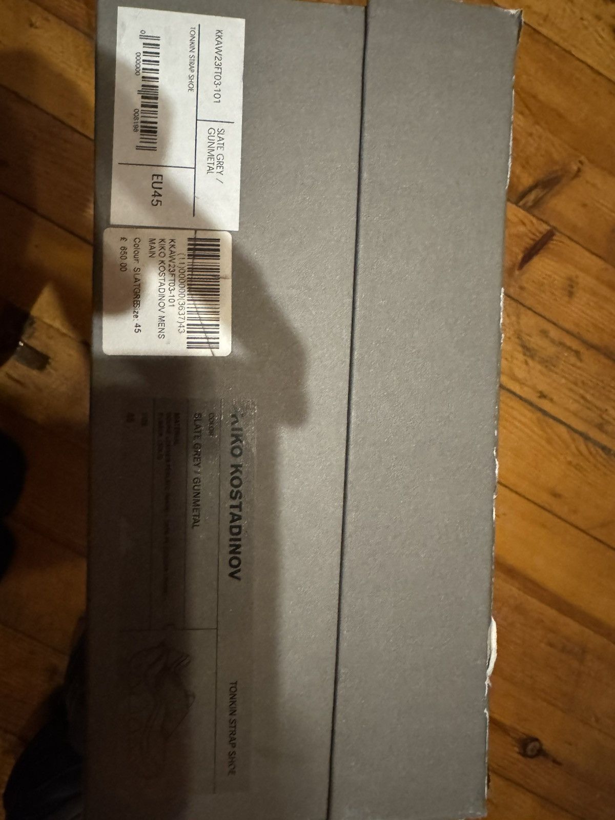 Kiko Kostadinov Kiko Kostadinov Tonkin Strap Shoe Slate Grey/Gunmetal Size US 11.5 / EU 44-45 - 6 Thumbnail
