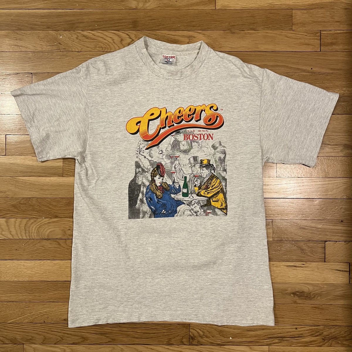 Vintage Vintage 1994 Cheers Boston Gray XL T Shirt Size US XL / EU 56 / 4 - 1 Thumbnail