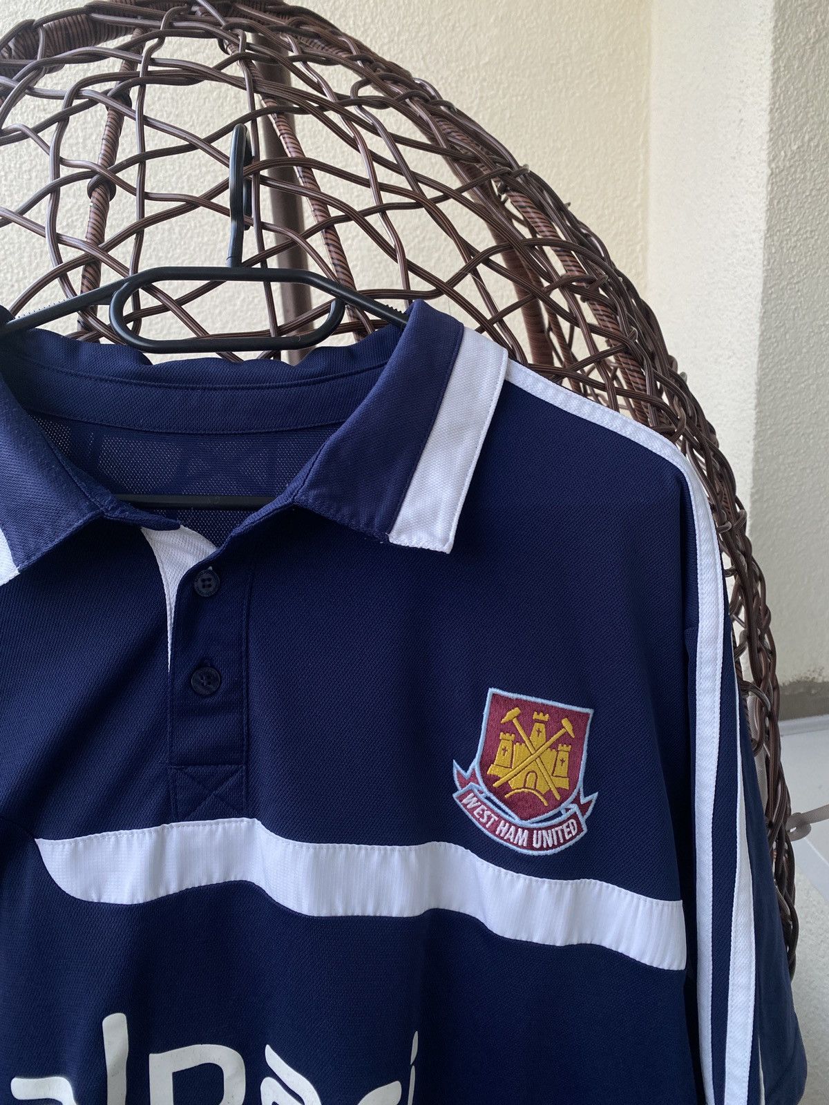 Adidas West ham united adidas jersey 00s Size US XXL / EU 58 / 5 - 7 Thumbnail