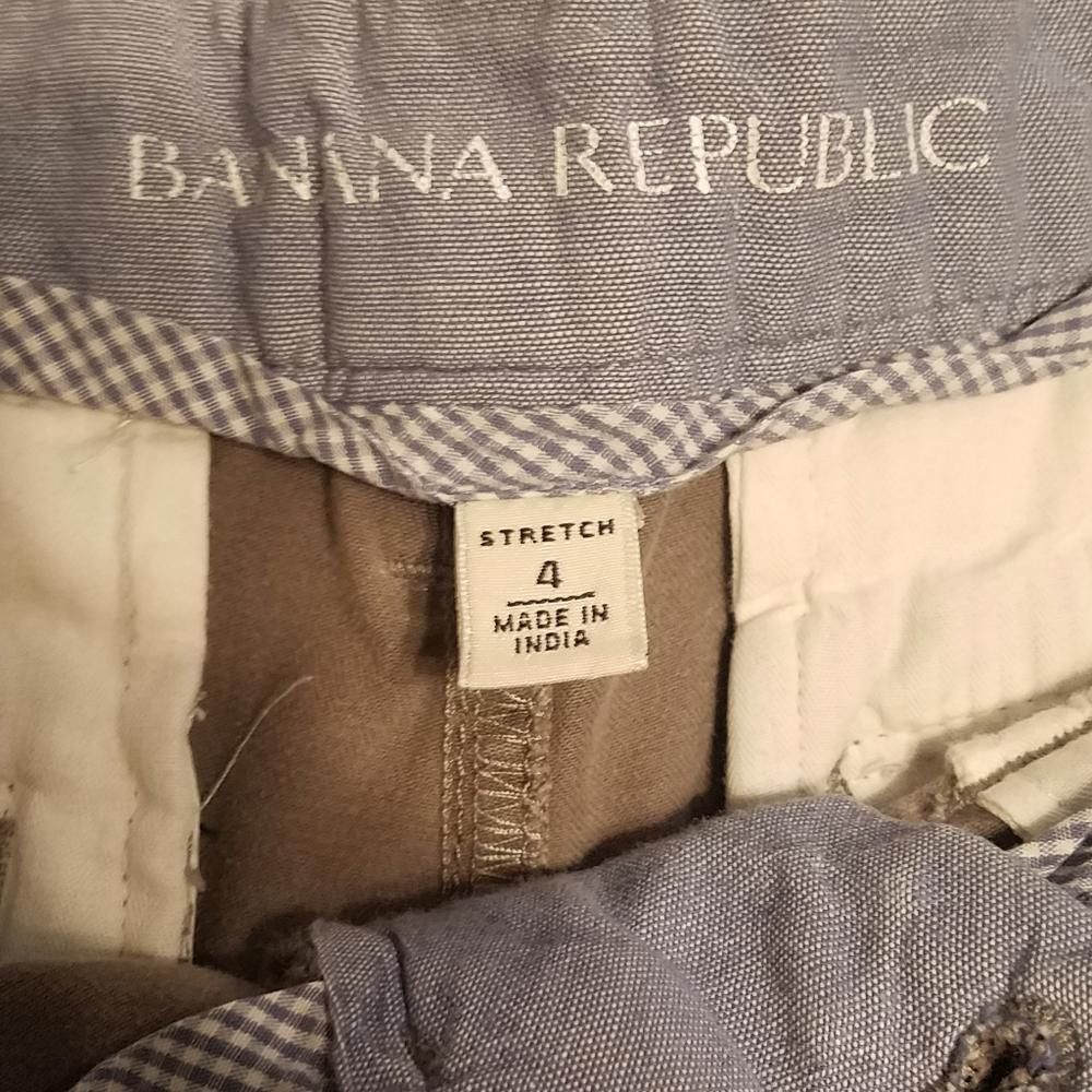Banana Republic Banana Republic Stretch Gray Shorts Size 4 Size 27" / US 4 / IT 40 - 3 Thumbnail