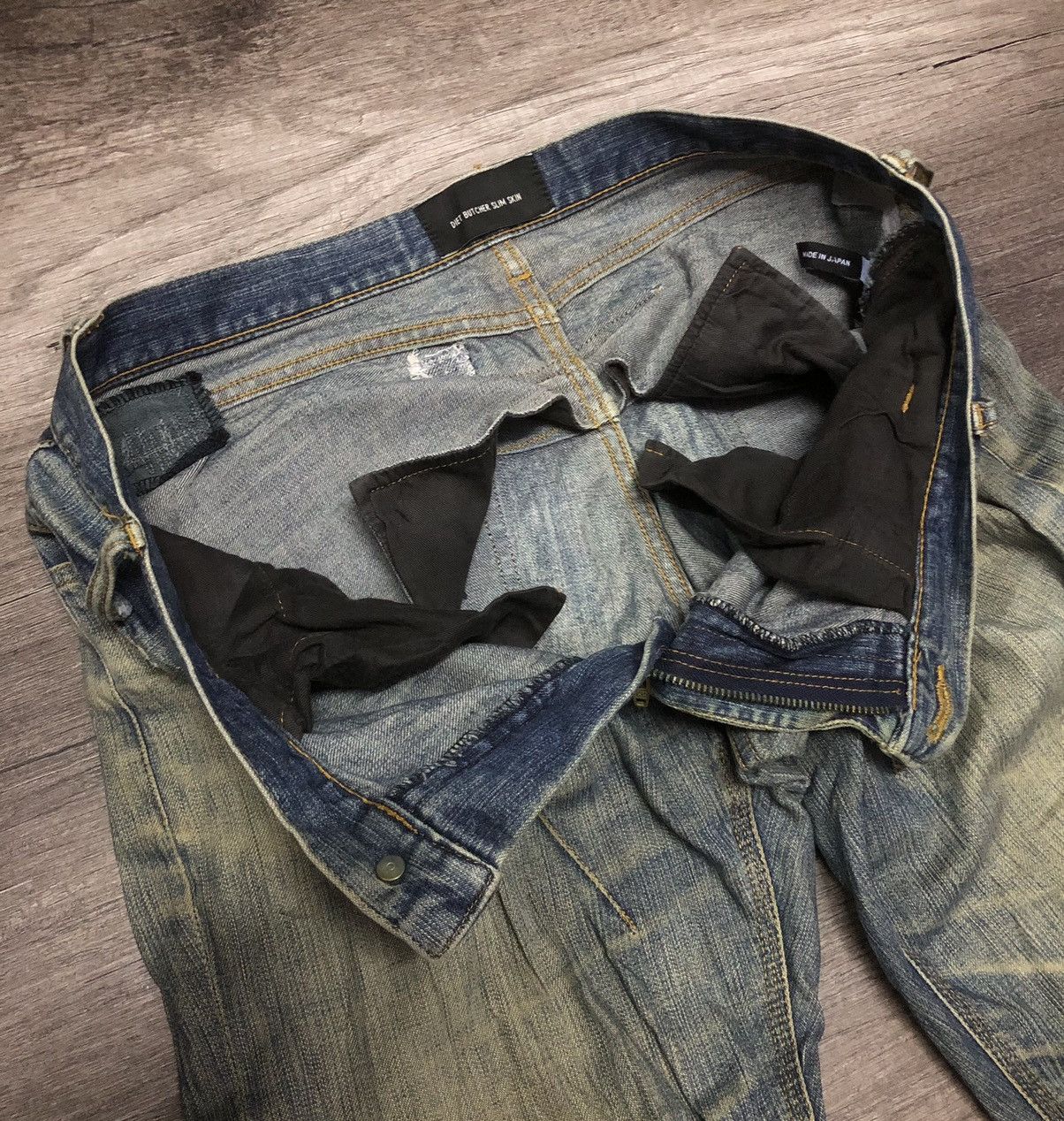 Designer × Diet Butcher Slim Skin VINTAGE DIET BUTCHER SLIM SKIN DENIM JEANS (UNISEX) Size US 33 - 20 Thumbnail