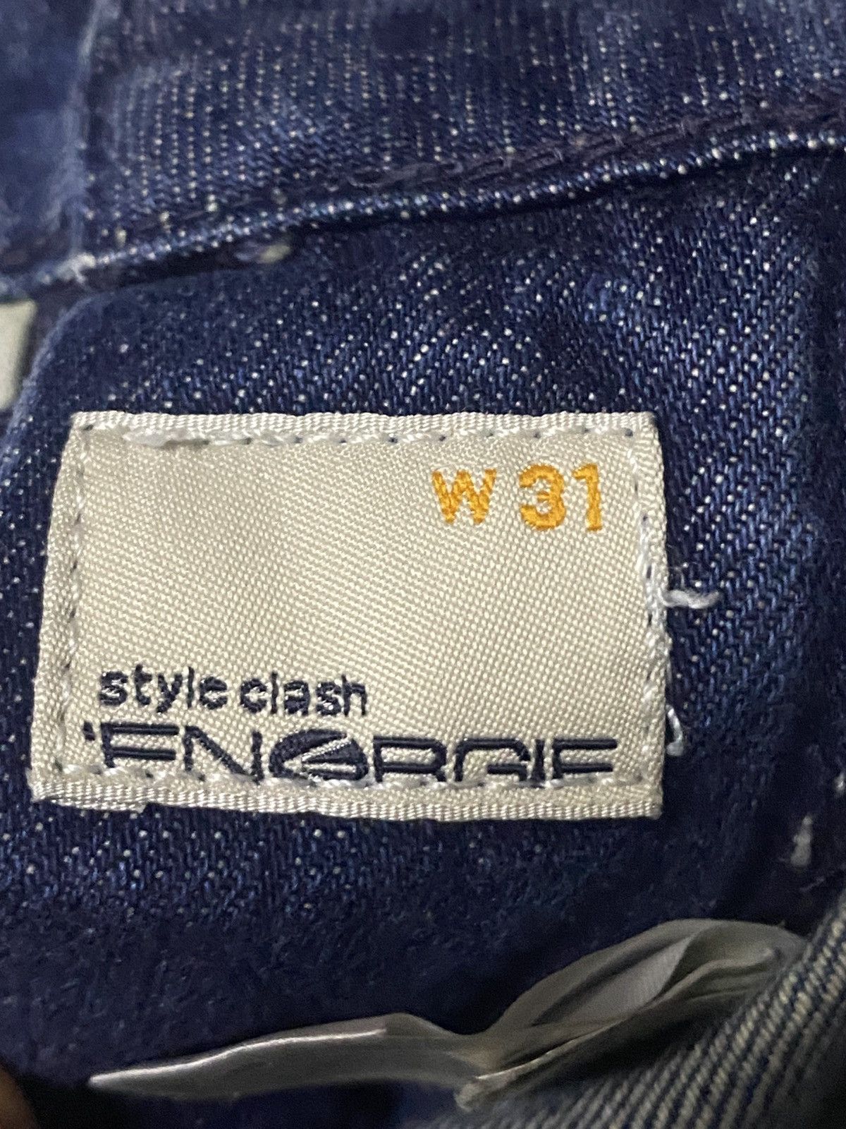 Energie Vintage Style Clash Energy Faded Wash Distressed Jeans Size US 31 - 14 Thumbnail