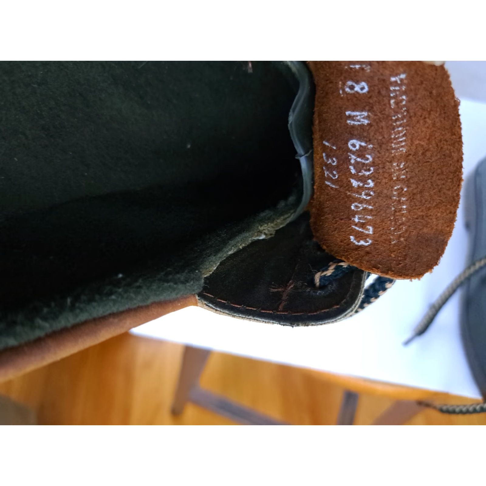 Vintage Kamik Woman Boot Ankle Duck Green 8 M Canada Weather Rain UK 6 US 8 Leather Size US 6 / IT 36 - 5 Thumbnail