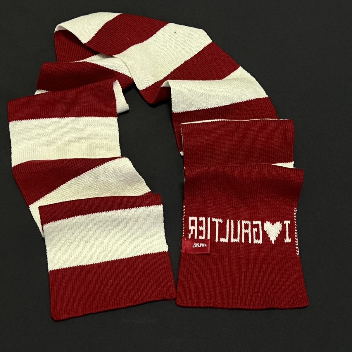 Designer × Jean Paul Gaultier ❤️ Jean Paul Gaultier Striped Scarf JPG Unisex One size Size ONE SIZE - 2 Thumbnail