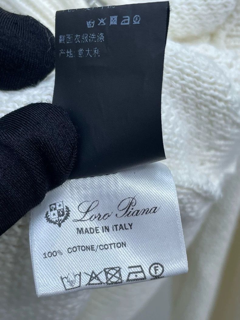 Loro Piana Loro piana Creamy white hooded zipper sweater 2506-Nextarro Size M / US 6-8 / IT 42-44 - 6 Thumbnail