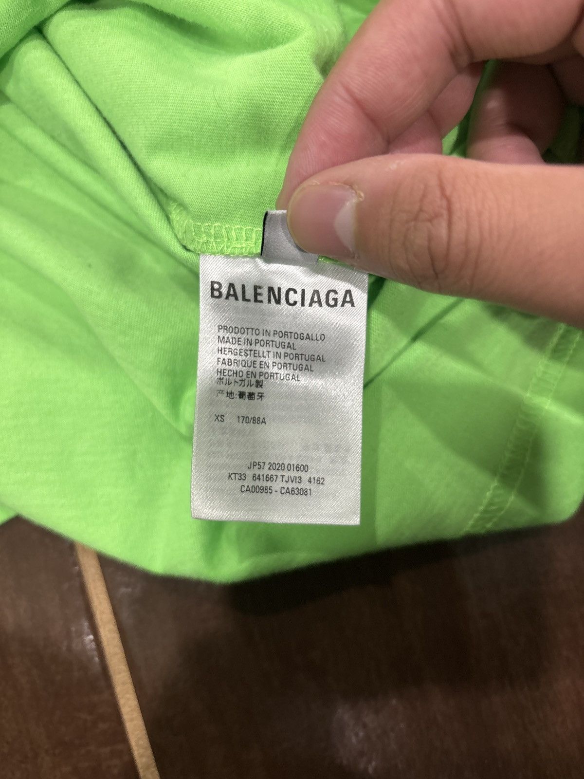 Balenciaga LIGHT WEAR Balenciaga Languages L/S Tee Size XS/Fits XL-XXL Size US XL / EU 56 / 4 - 6 Thumbnail
