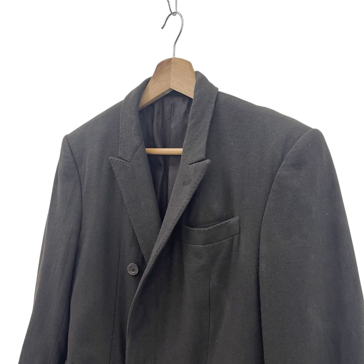 Lad Musician Vintage LAD MUSICIAN Asymmetric Wool Blazer Coat Size US S / EU 44-46 / 1 - 8 Thumbnail