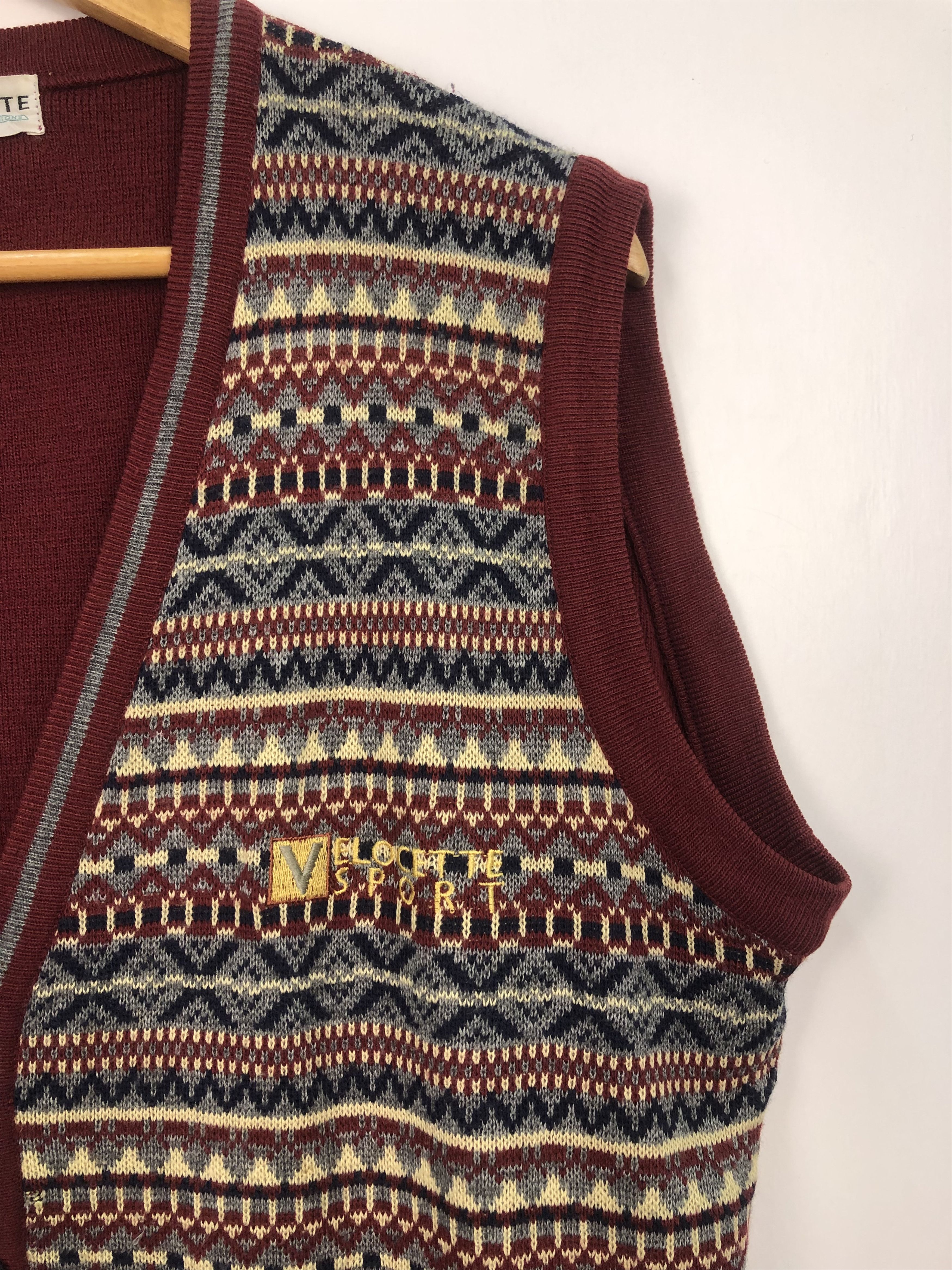 Other Vintage Velocette Native Navajo Vest J0140 Size 38L - 7 Thumbnail