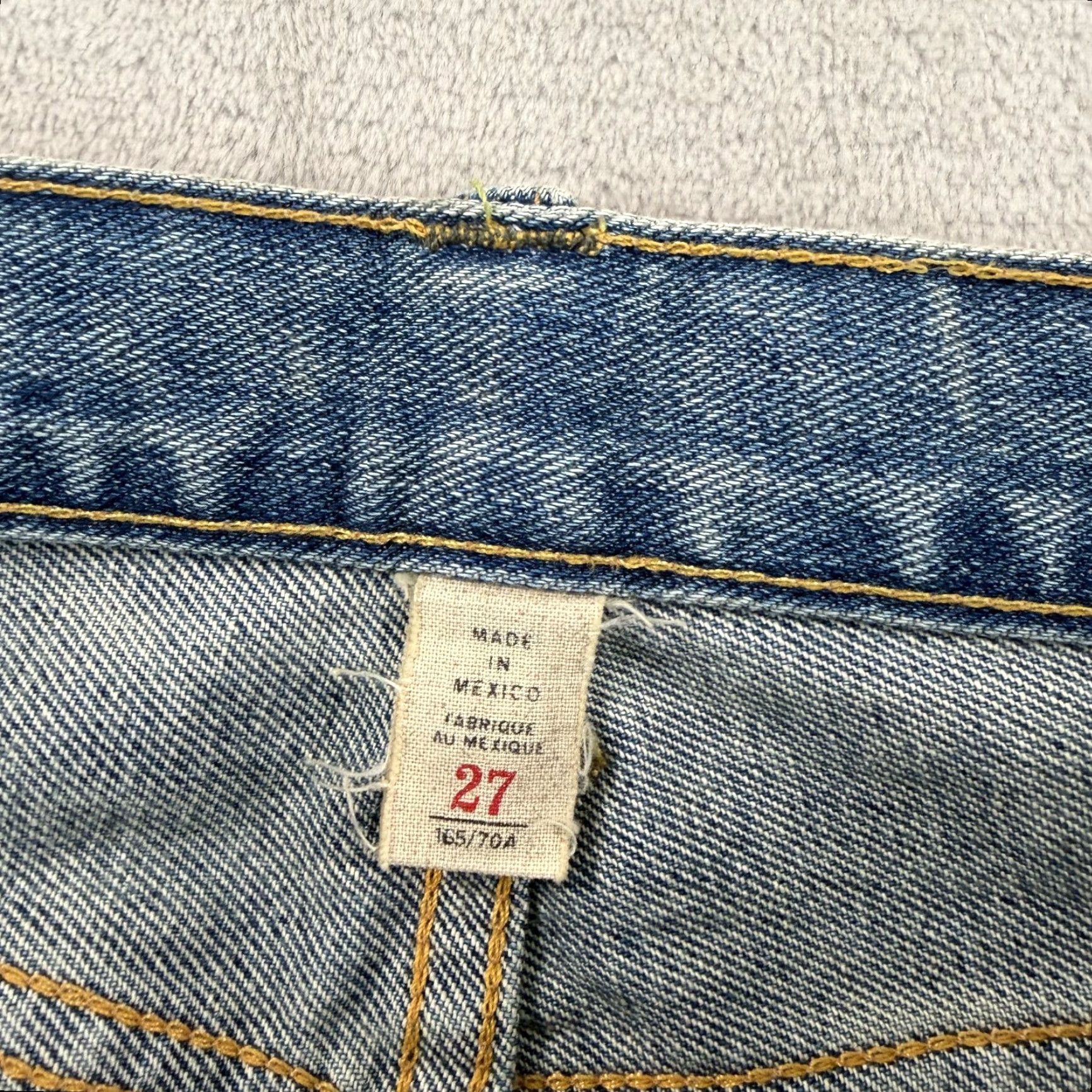 Vintage VINTAGE RRL Double-RL Cut-Off Jean Shorts Women 27 29 Blue Denim 80s 90s Embroidered Logo Boyfriend Short Pants Size 27" / US 4 / IT 40 - 4 Thumbnail