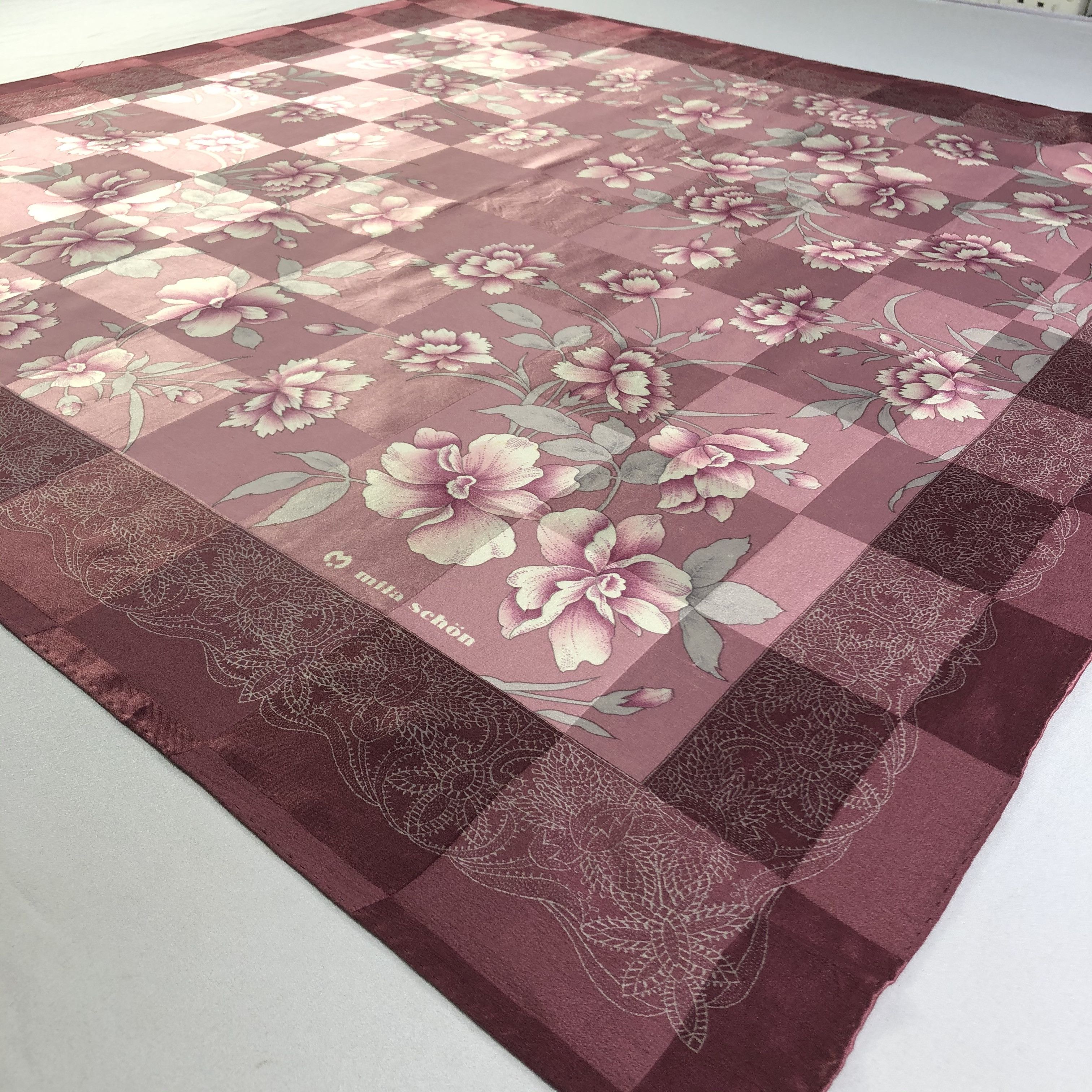 Mila Schon × Vintage Vintage Mila Schon Silk Scarf Size ONE SIZE - 4 Thumbnail
