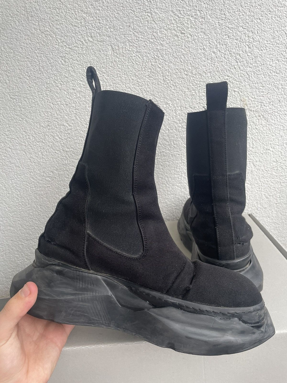 Rick Owens × Rick Owens Drkshdw Rick owens drkshdw beatle abstract boots Size US 8.5 / EU 41-42 - 4 Thumbnail