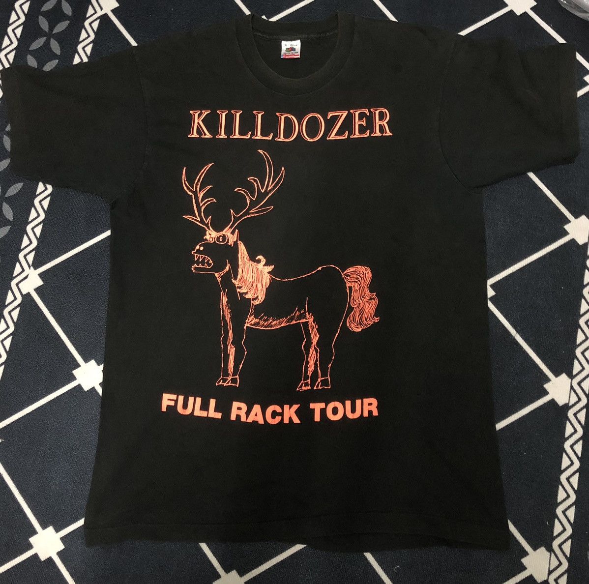Band Tees × Vintage Vintage 90s KILLDOZER Full Rack Tour Tee Size US XL / EU 56 / 4 - 16 Thumbnail