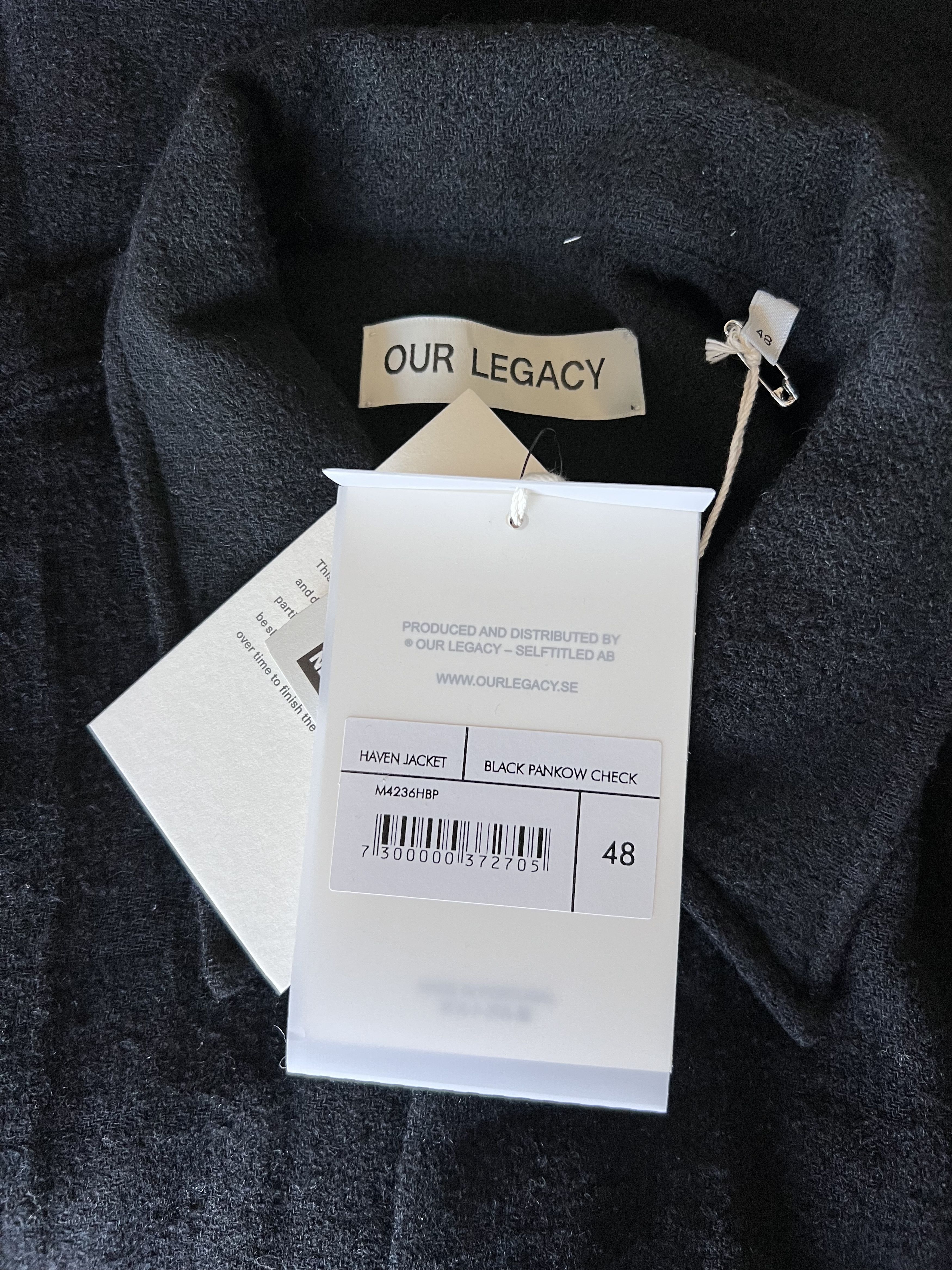 Our Legacy Our Legacy Haven Jacket in Black Pankow Check Size US M / EU 48-50 / 2 - 7 Thumbnail