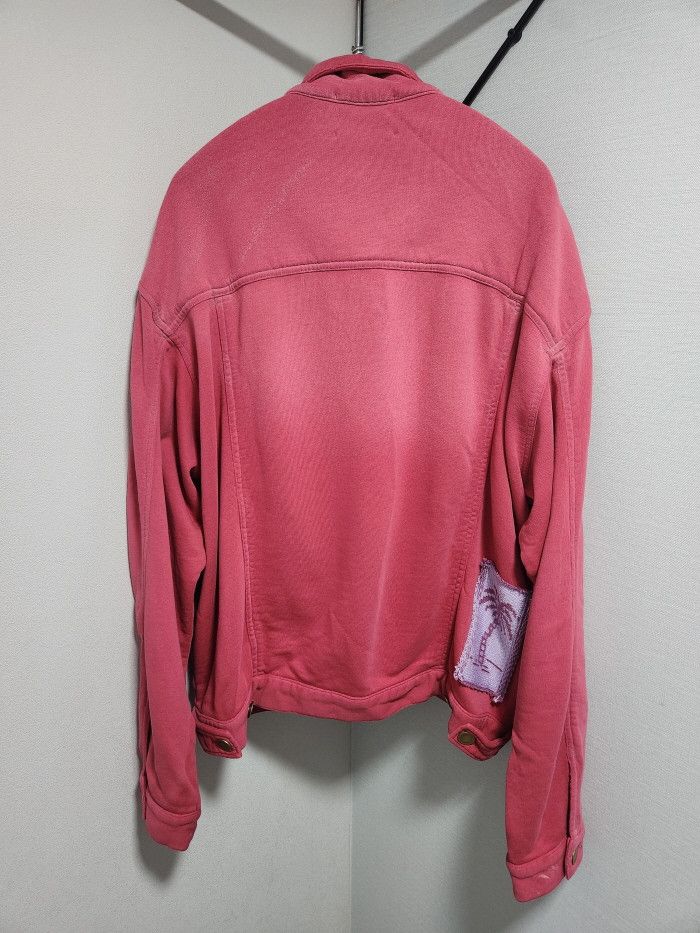 Laneus LANEUS Peacock Pink Oversized Trucker JACKET Size M / US 6-8 / IT 42-44 - 6 Thumbnail