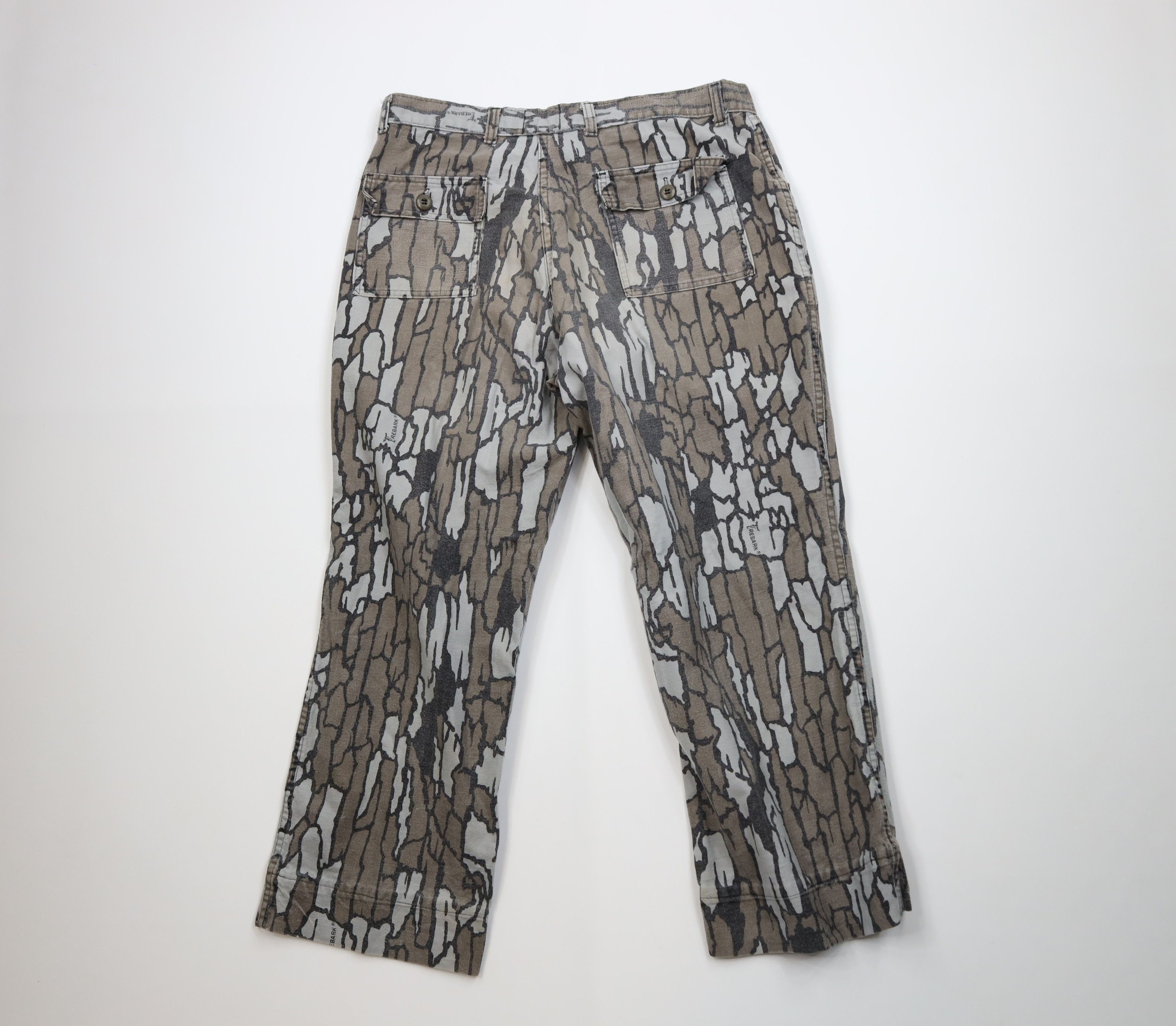 Vintage Vintage 70s 80s Trebark Camouflage Wide Leg Cargo Pants USA Size US 38 / EU 54 - 11 Thumbnail
