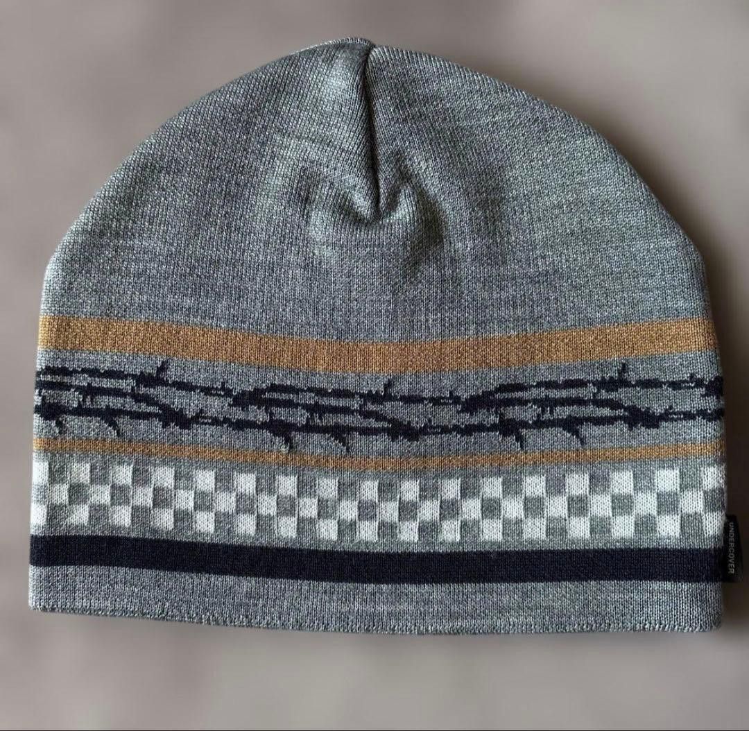 Undercover Undercover Knit Cap Beanie Gray Barbed Wire Design Size ONE SIZE - 1 Thumbnail