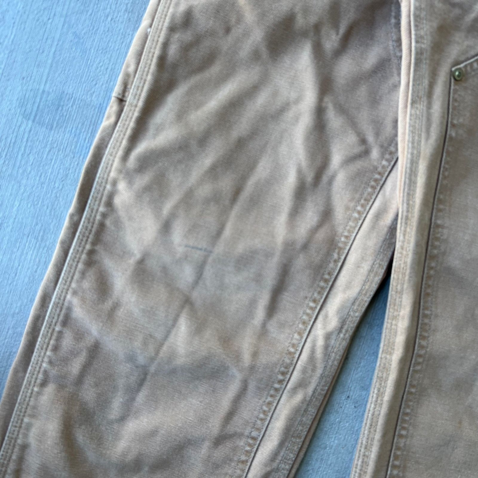 Carhartt × Vintage Carhartt brown double knee work wear carpenter pants Size US 29 - 4 Thumbnail
