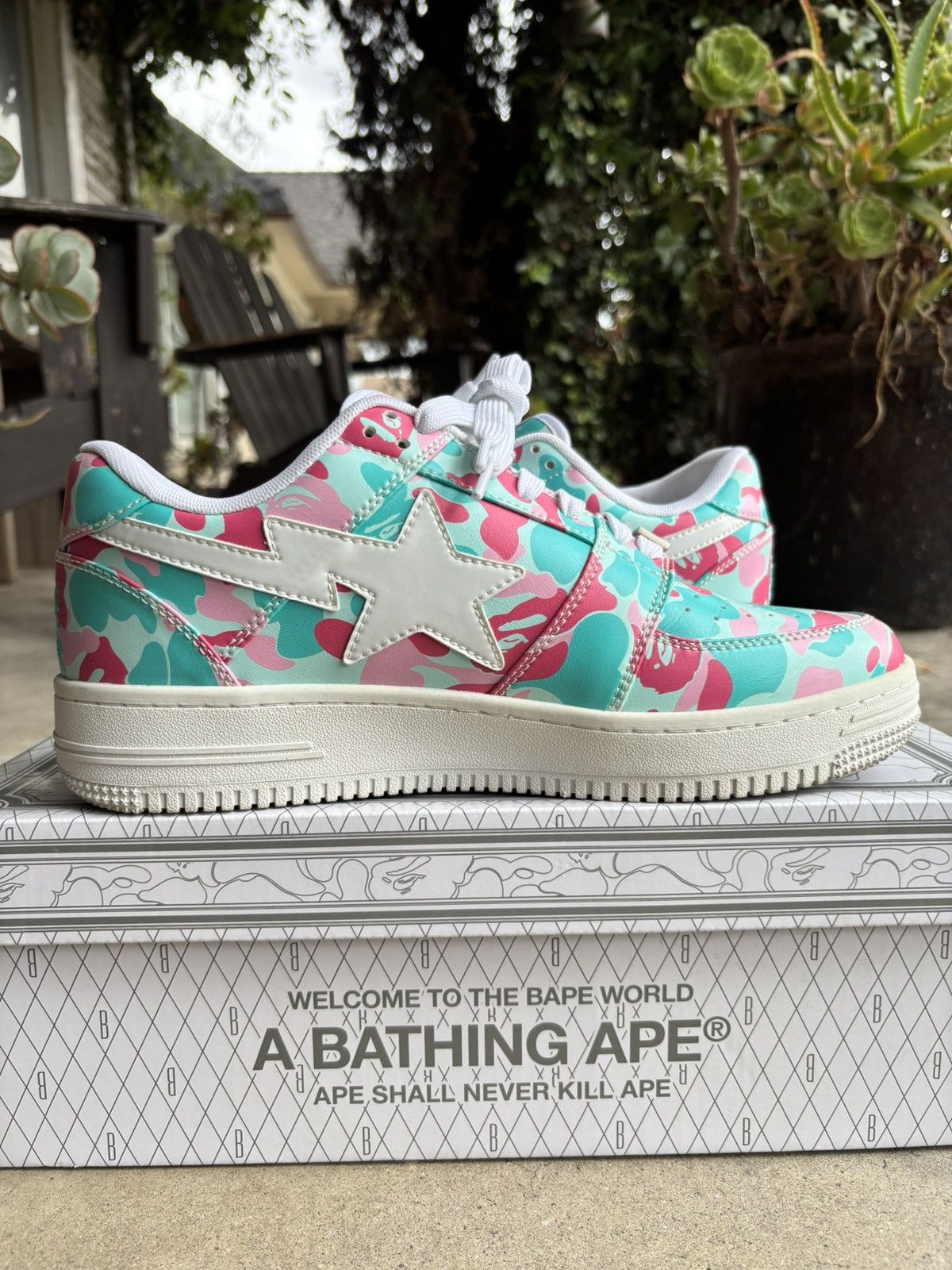Bape Bapesta Low M2 Miami 1st Anniversary Size US 10.5 / EU 43-44 - 5 Thumbnail