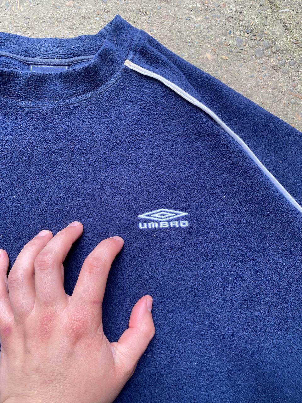 Japanese Brand × Vintage Umbro Fleece Vintage Diesel style distressed sweatshirt Size US XL / EU 56 / 4 - 7 Thumbnail