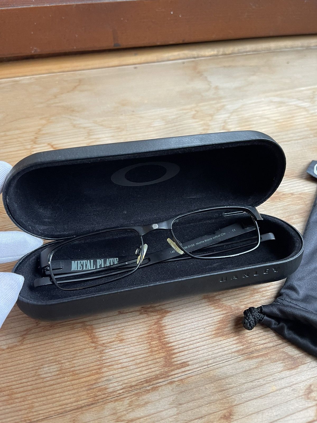 Oakley × Vintage Oakley Metal Plate OX5038-0153 Matte Black glasses Size ONE SIZE - 1 Thumbnail