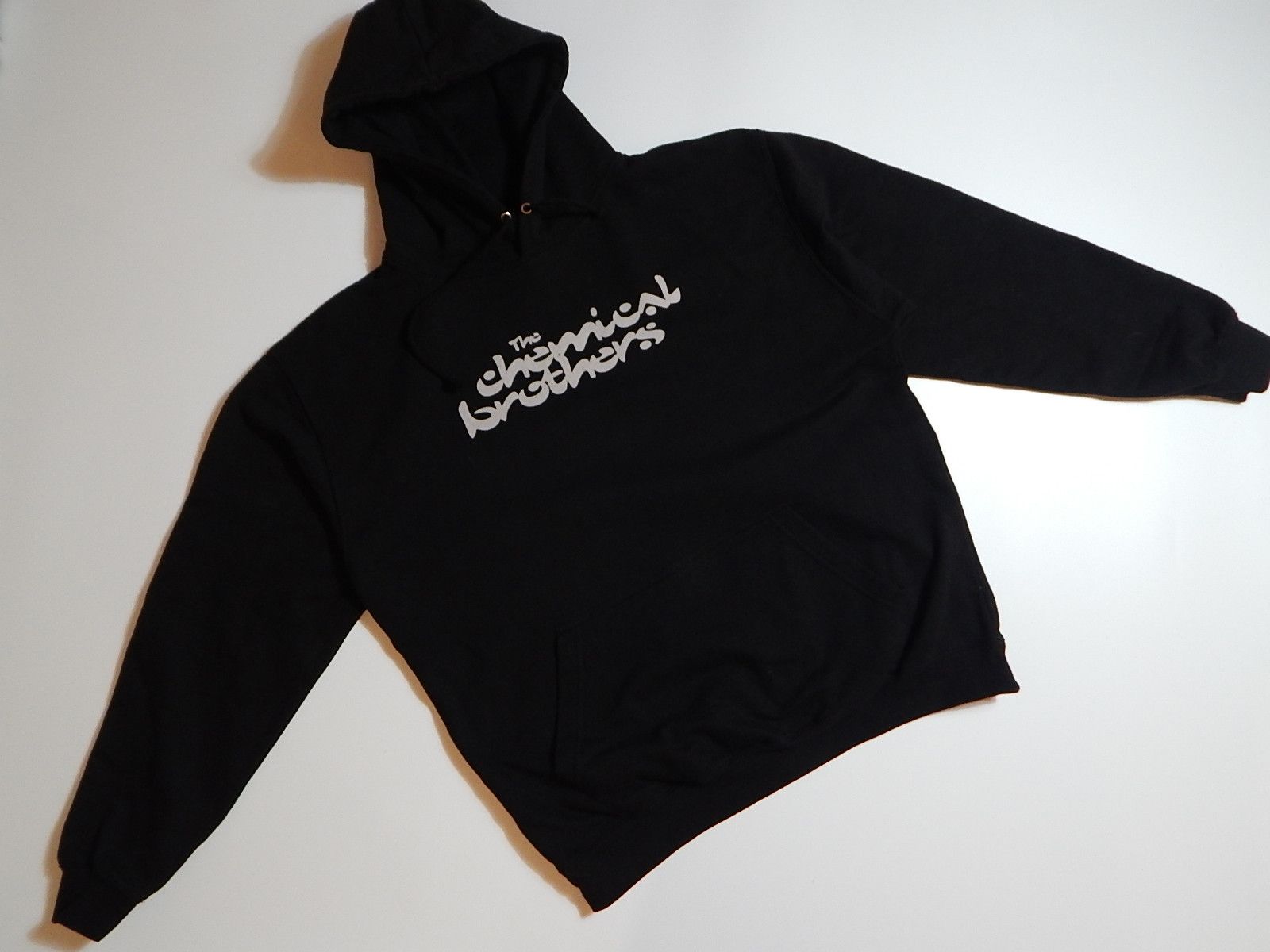 image of Rap Tees x Rock T Shirt Vintage The Chemical Brothers Hoodie in Black, Men's (Size XL)