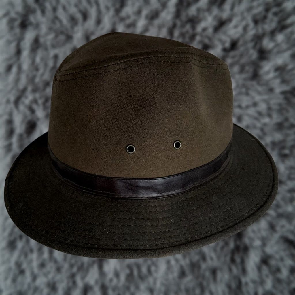 Duluth Trading Company Duluth Trading Bucket Hat Mens Size XL Brown Vented Oil Cloth Hiking Outdoor New Size ONE SIZE - 1 Thumbnail