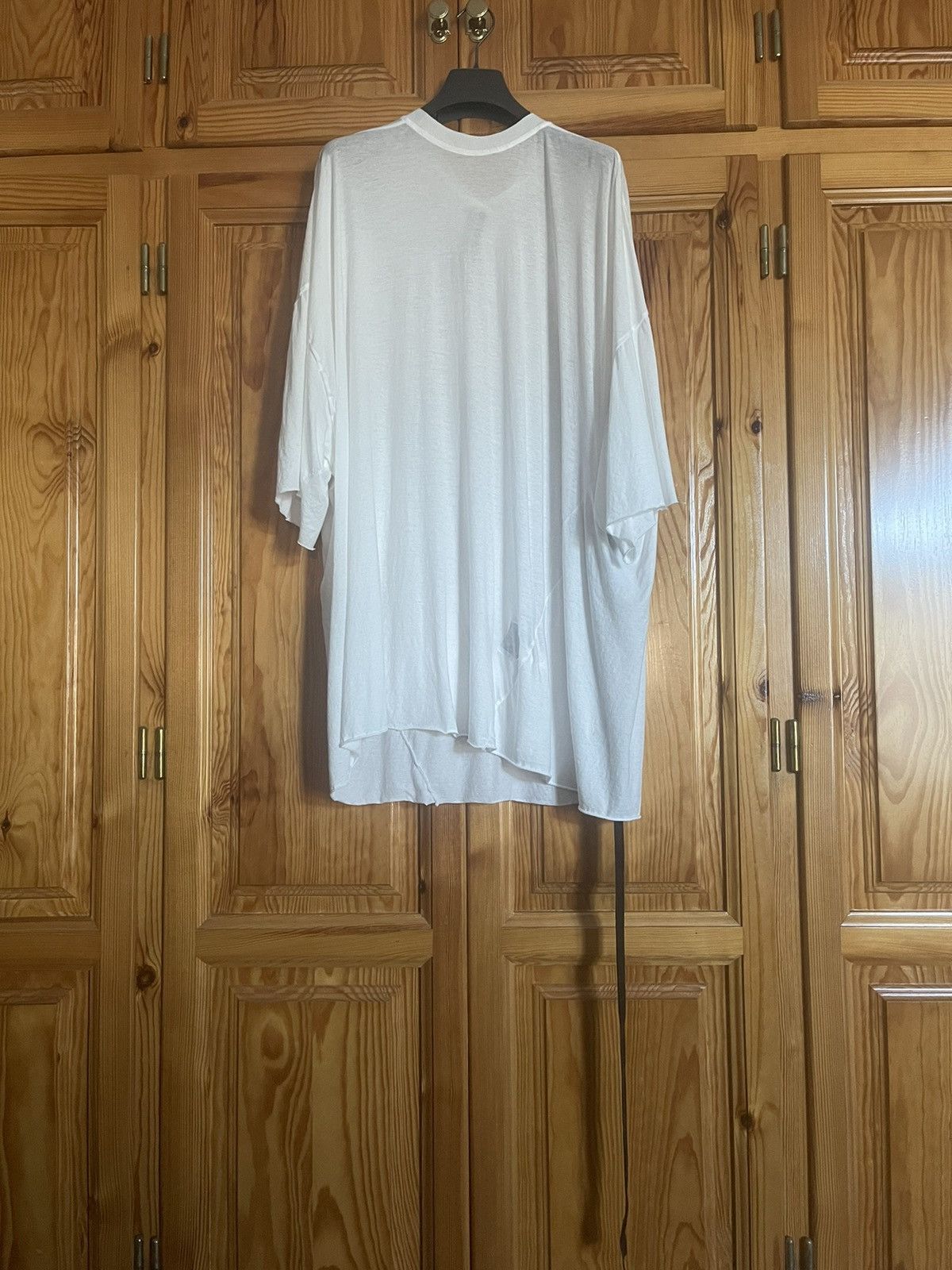 Rick Owens [Rare Fabric] Tommy-T Xtra Light Weaving T-shirt Size US L / EU 52-54 / 3 - 1 Thumbnail