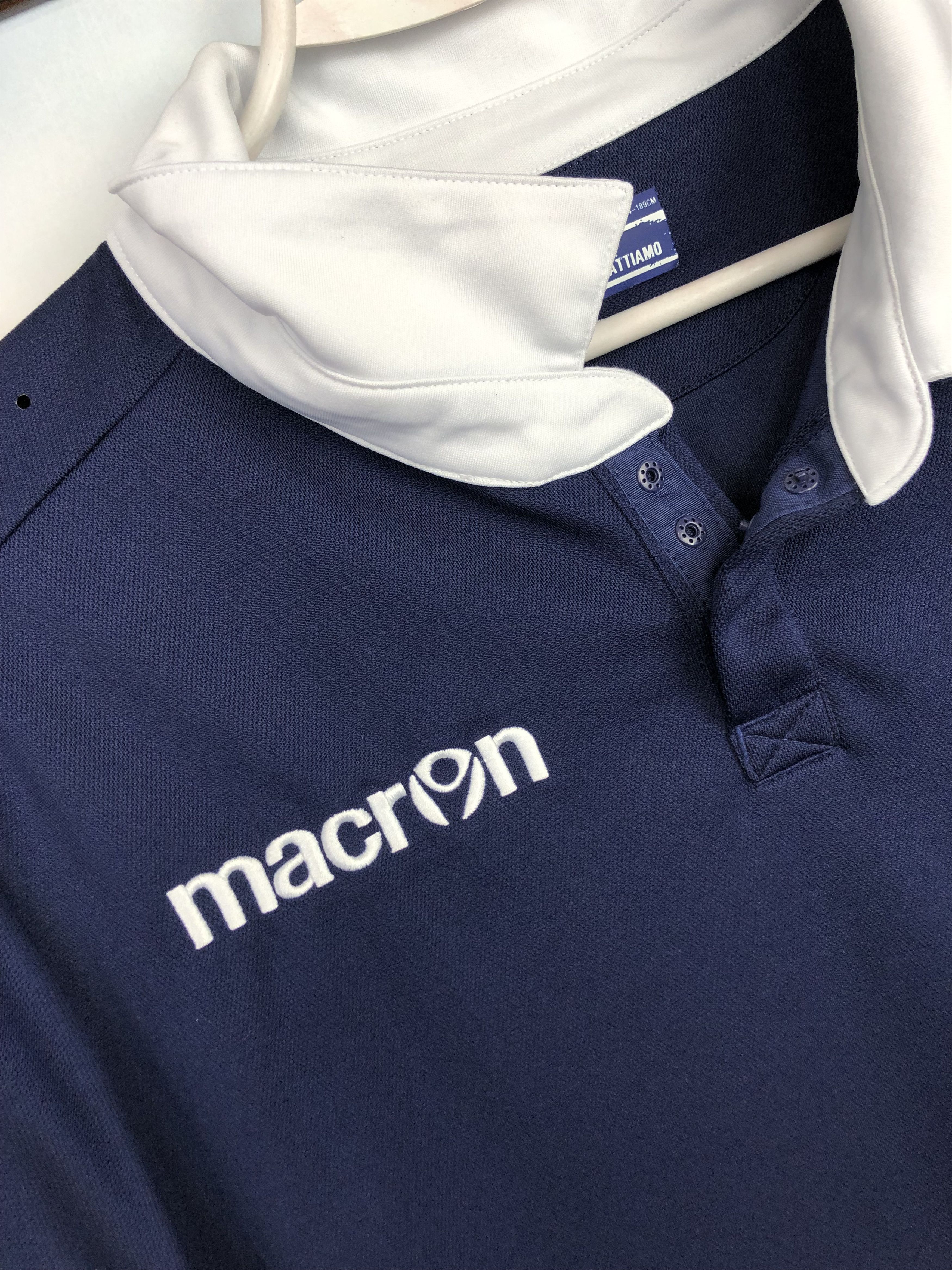 Macron Lazio football shirt 2016 Soccer #17 Immobile Jersey Maglia Size US XL / EU 56 / 4 - 5 Thumbnail