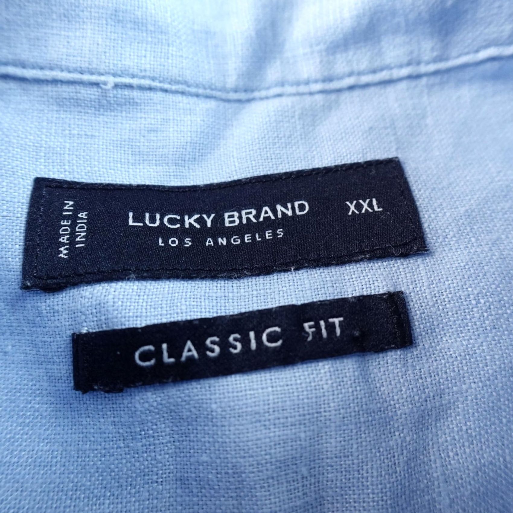 Lucky Brand Lucky Brand Shirt Mens 2XL Blue Linen Short Sleeve Button Up Casual Summer Beach Shirt Mens 2XL Blue Linen Short Sleeve Button-Up Casual Summer Beach Size US XXL / EU 58 / 5 - 4 Thumbnail