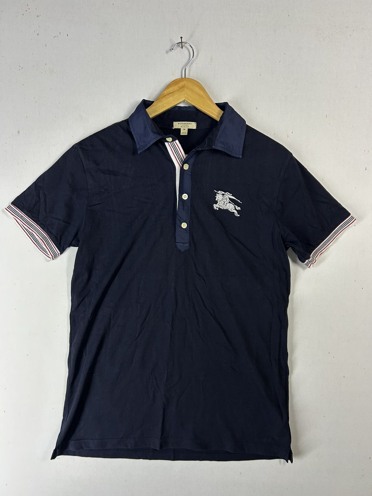 Burberry × Vintage Vintage Burberry London embroidery logo polos Size US M / EU 48-50 / 2 - 2 Thumbnail