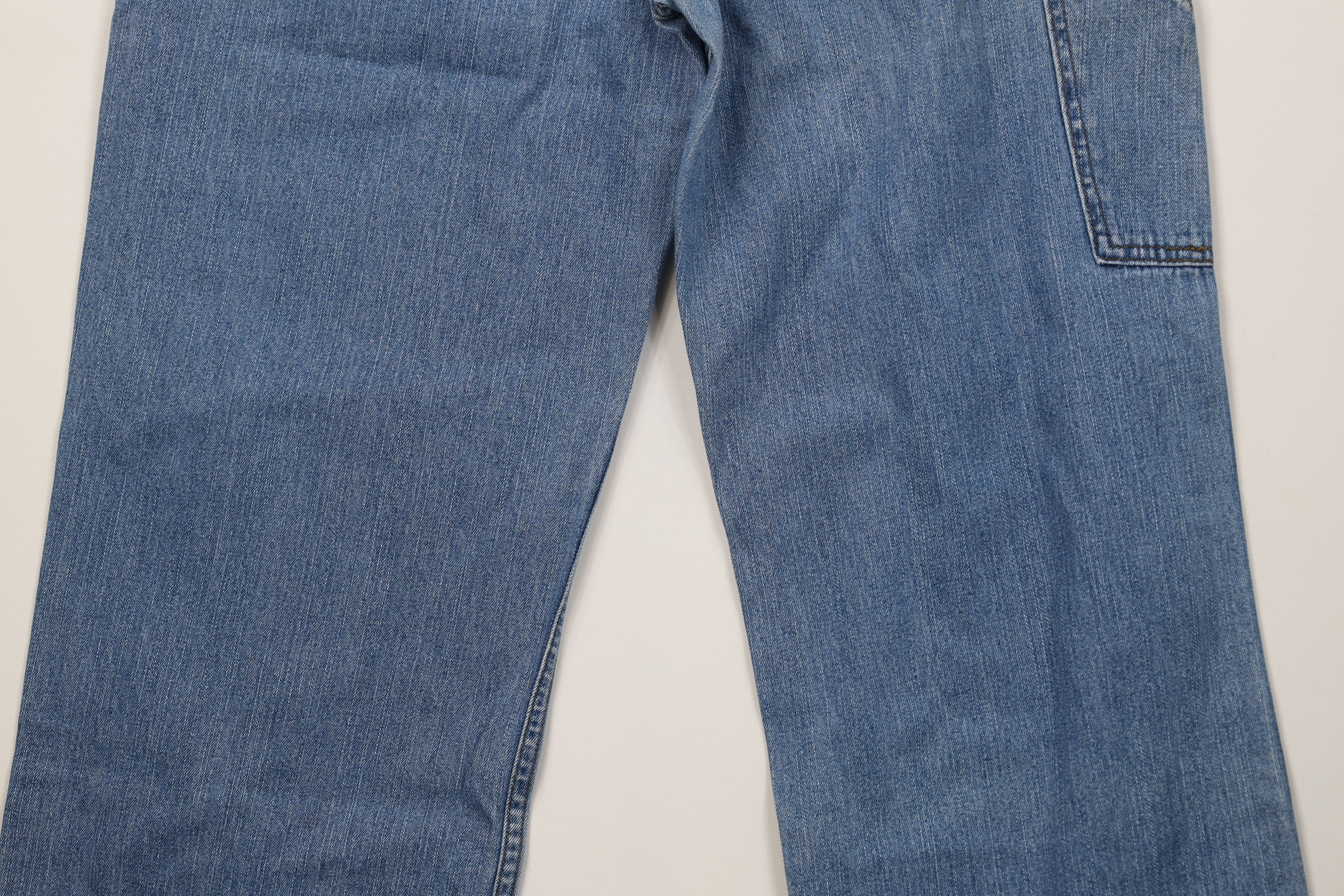 Harley Davidson Vintage 90s Harley Davidson Wide Leg Dungaree Denim Jeans Size US 30 / EU 46 - 12 Thumbnail