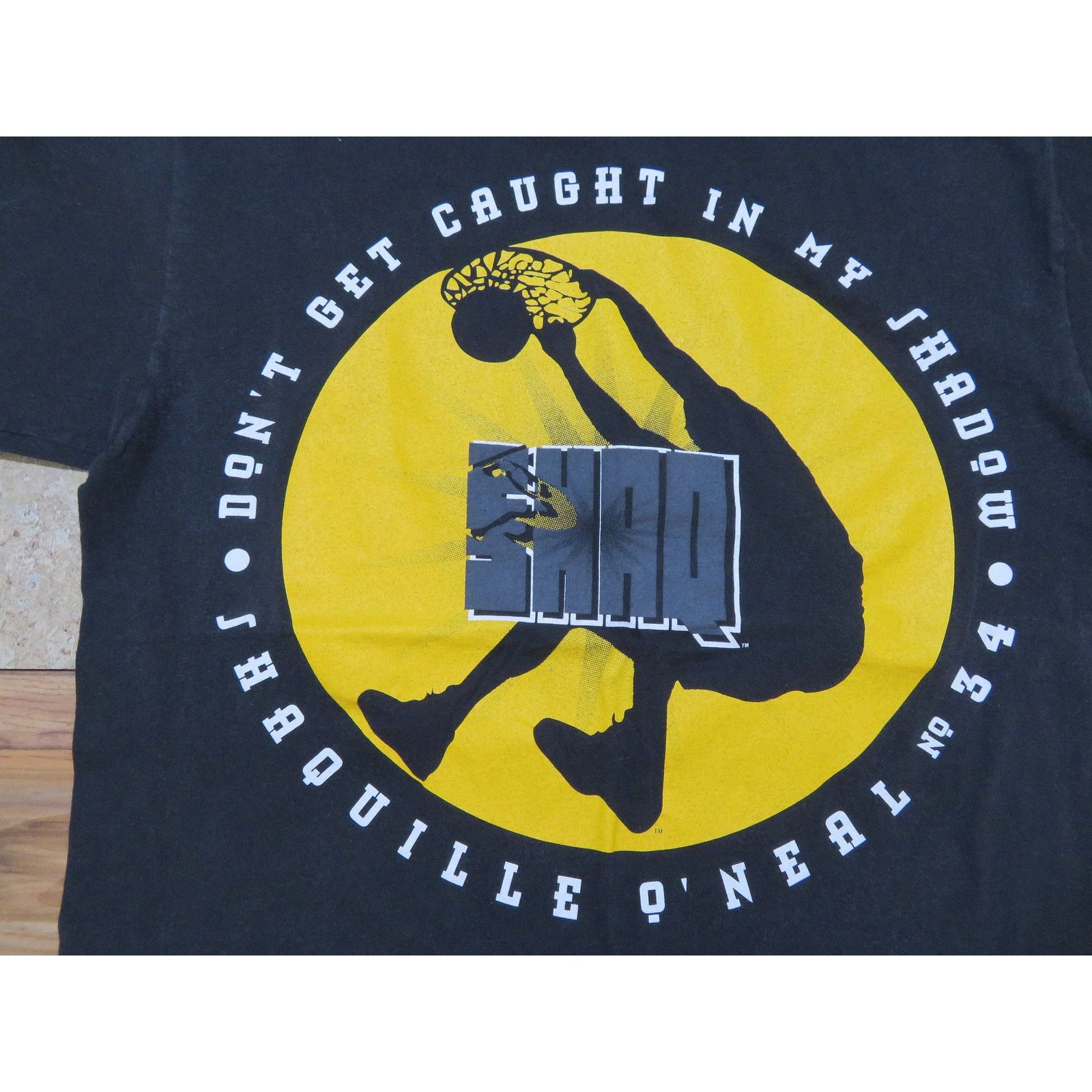 Reebok 90s SHAQ T-Shirt, Reebok Shaquille O'Neal #34, Black Sz XL Size US XL / EU 56 / 4 - 4 Thumbnail