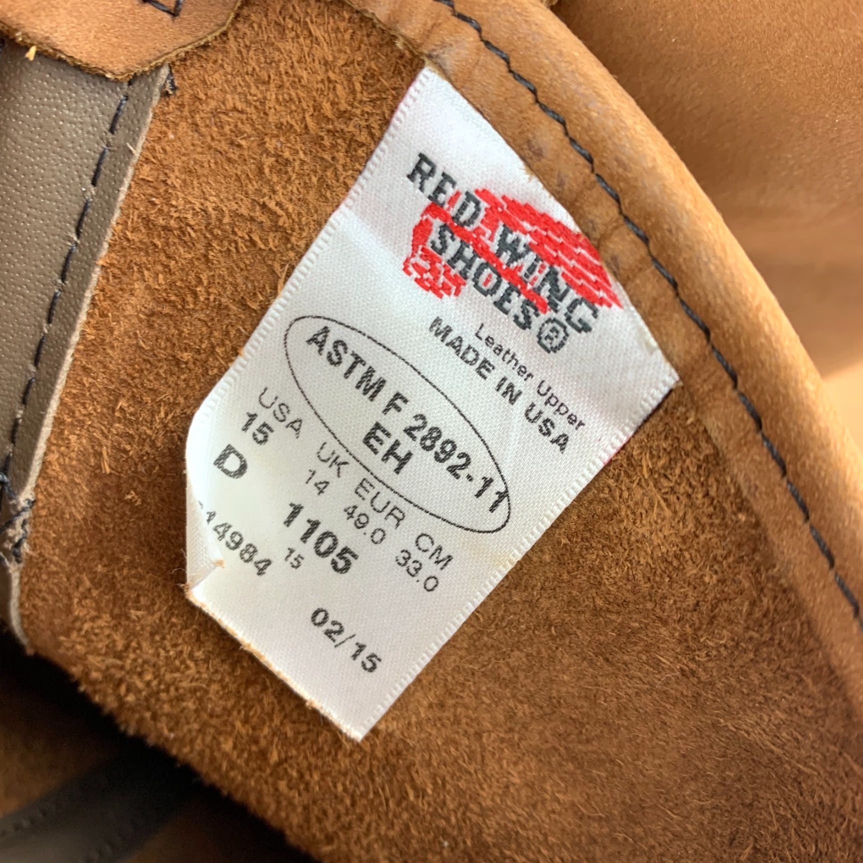Red Wing Red Wing Boots Pecos 11-inch Soft Toe Pull-On Mens 15 D Brown Leather Western Cowboy ASTM F2892-11 SuperSole Size US 15 / EU 48 - 6 Thumbnail
