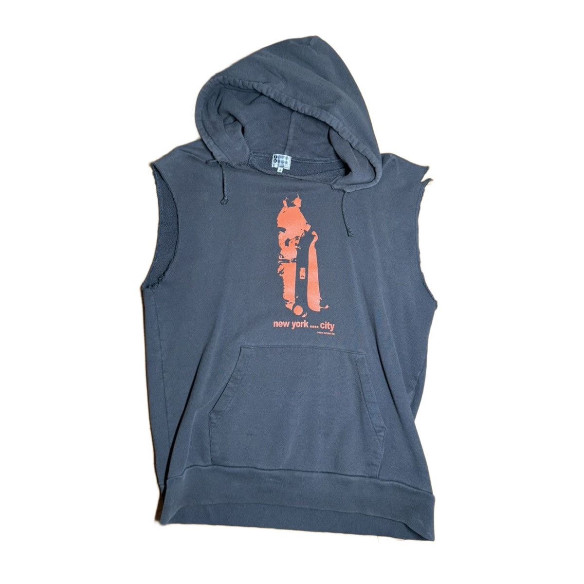 Takeo Kikuchi “New York … City” Sleeveless Hoodie