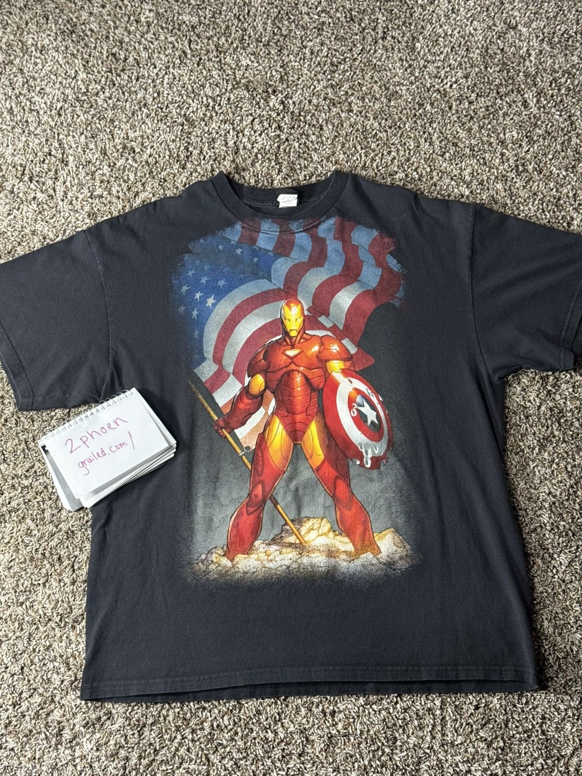 Marvel Comics Marvel Mad Engine Iron Man Civil War Tee Size US XL / EU 56 / 4 - 1 Thumbnail