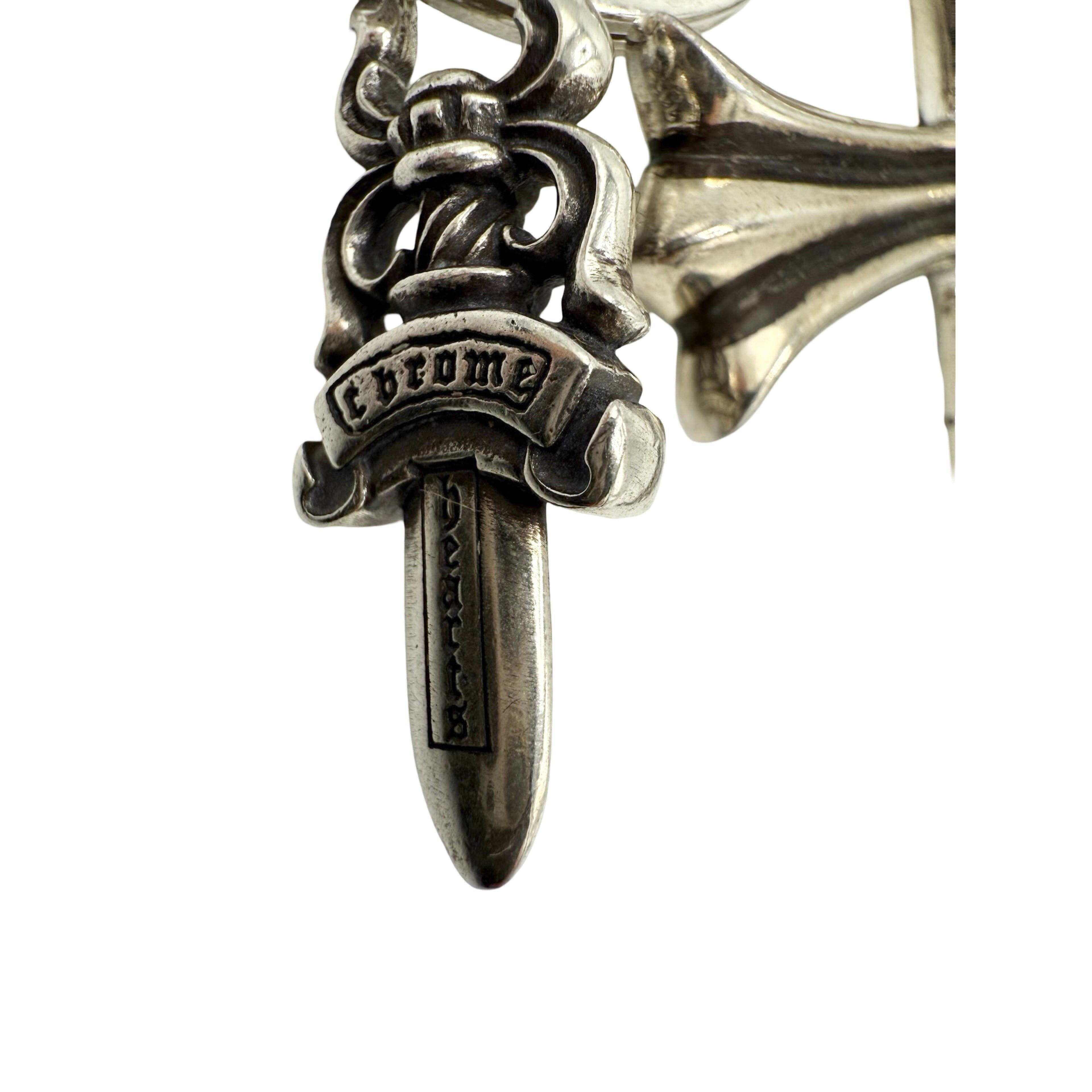 Chrome Hearts Cross Keychain With Dagger Pendant Size ONE SIZE - 6 Thumbnail
