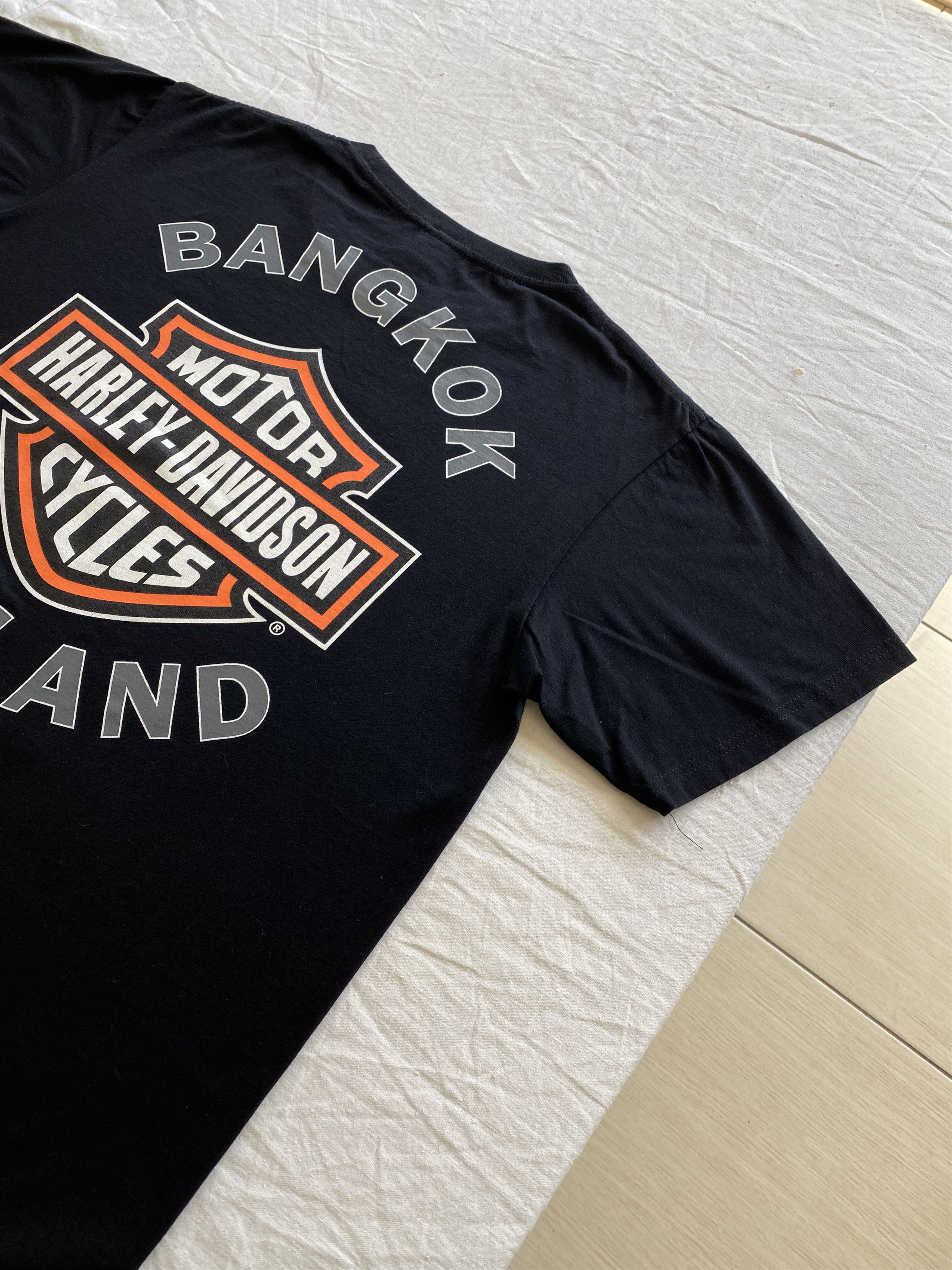 Harley Davidson Harley Davidson Bangkok Thailand Vintage Black Tee Size US L / EU 52-54 / 3 - 15 Thumbnail