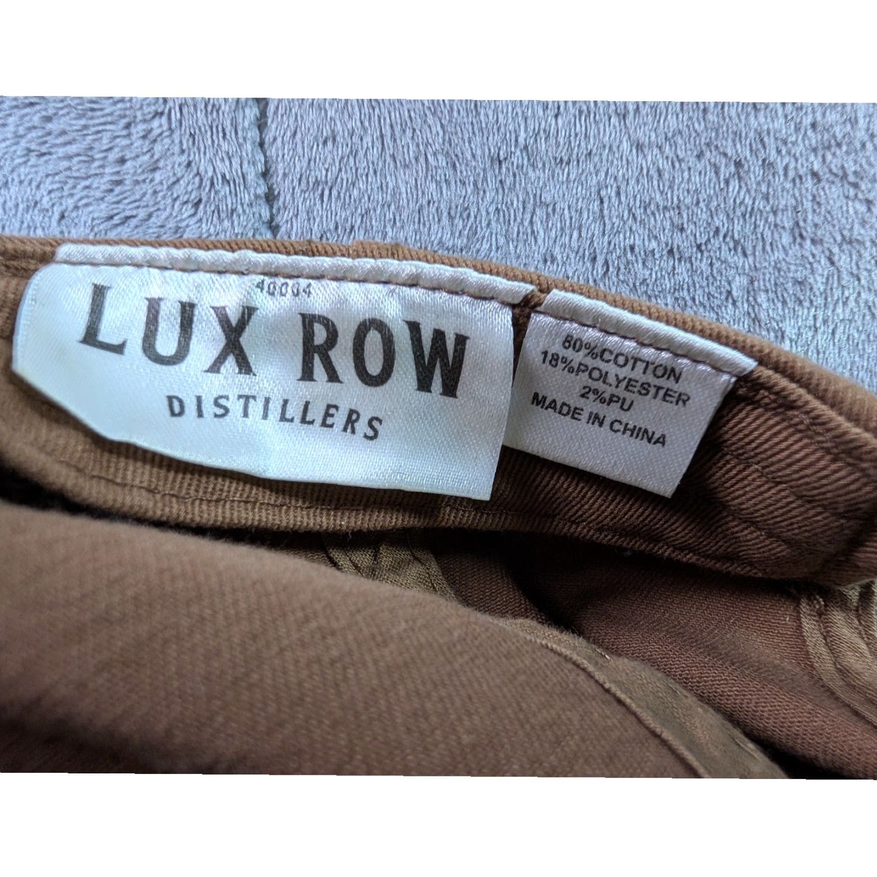 Vintage Lux Row Distillers Brown Canvas Baseball Cap Adjustable Strap Back Hat Mens One Size Adjustable Cotton Polyester Canvas Size ONE SIZE - 5 Thumbnail