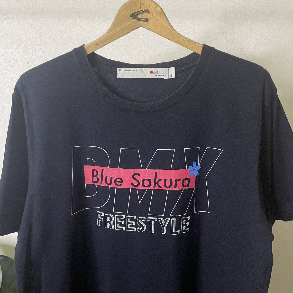 Japanese Brand Blue Sakura x BMX Made in Japan T Shirt Size US L / EU 52-54 / 3 - 2 Thumbnail