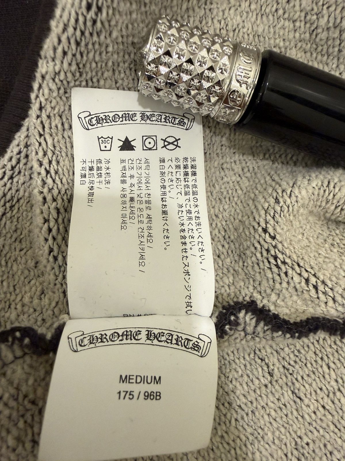 Chrome Hearts Chrome Hearts Y NOT Zip Up Hoodie in Ash Grey Size US M / EU 48-50 / 2 - 10 Thumbnail